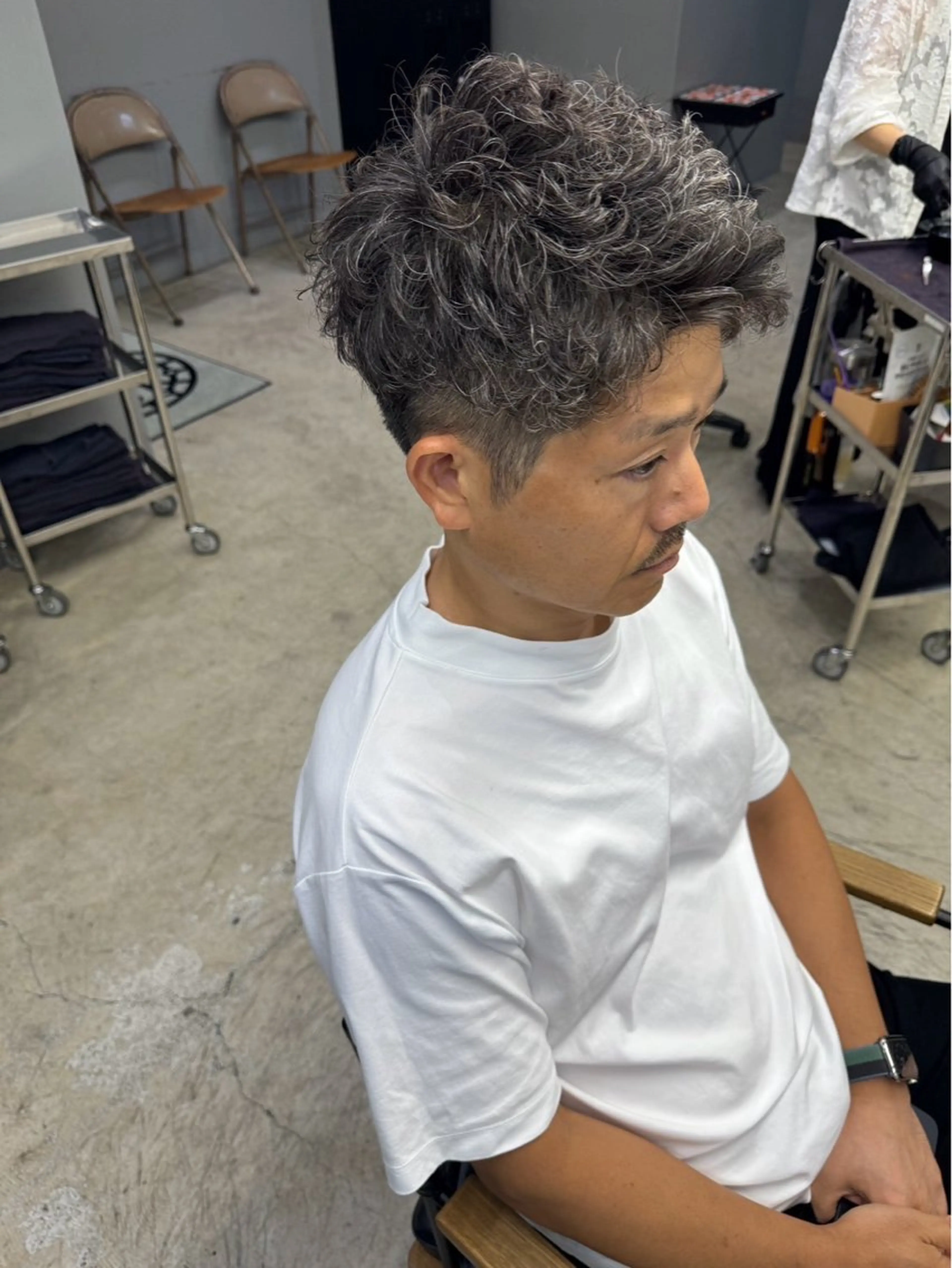 ショート パーマ メンズ メンズ専門サロン wokeのヘアスタイル