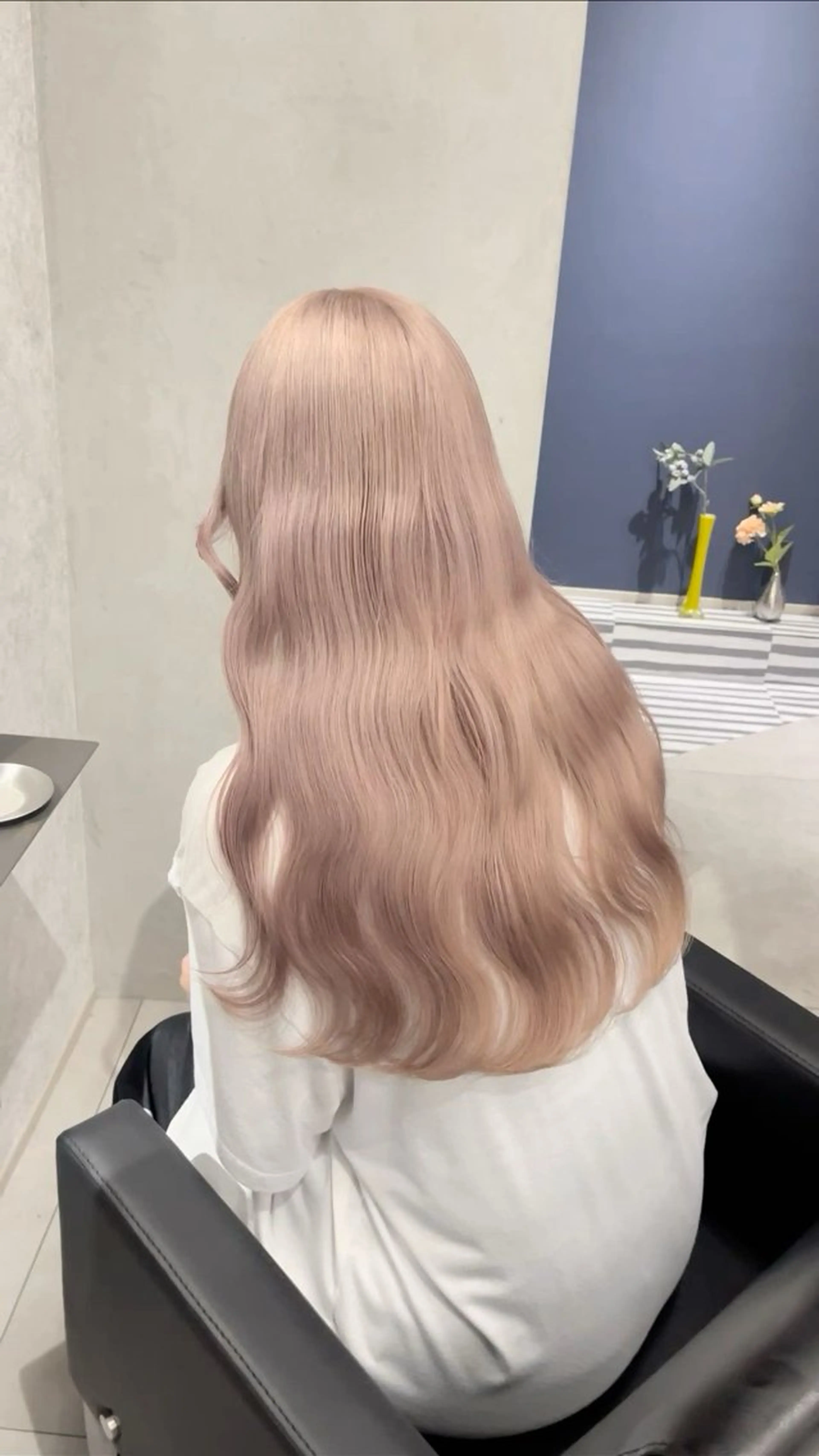 ミディアム カラー ブリーチ ヘアカラー 【🥀履歴修正🥀】 ハイトーン職人/拓真のヘアスタイル