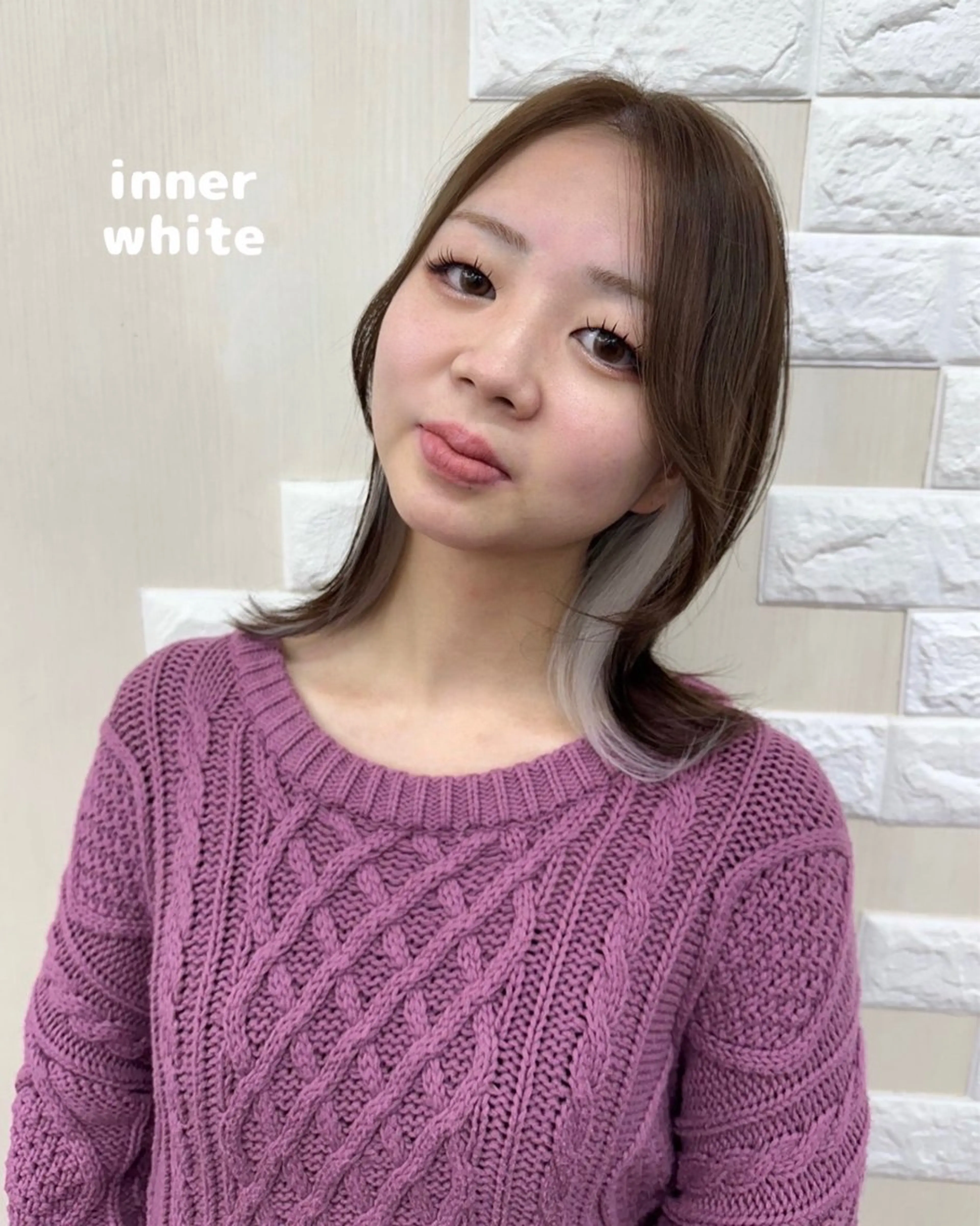 ミディアム カラー ビューティー　クララ所属・🌈miu miu hair✂️💕のヘアスタイル