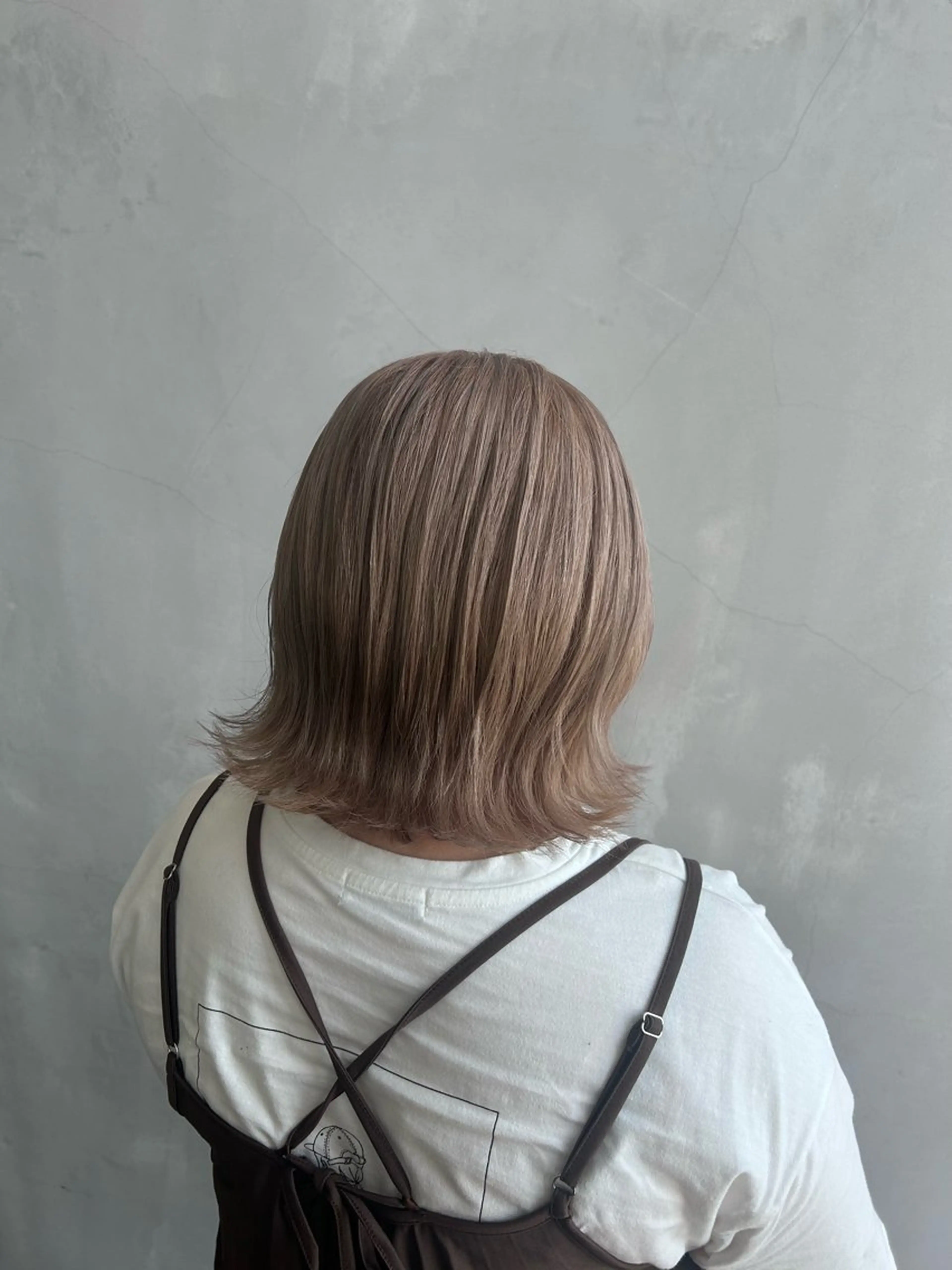 ミディアム Mao 🎀bob Oliveカラー🌿のヘアスタイル