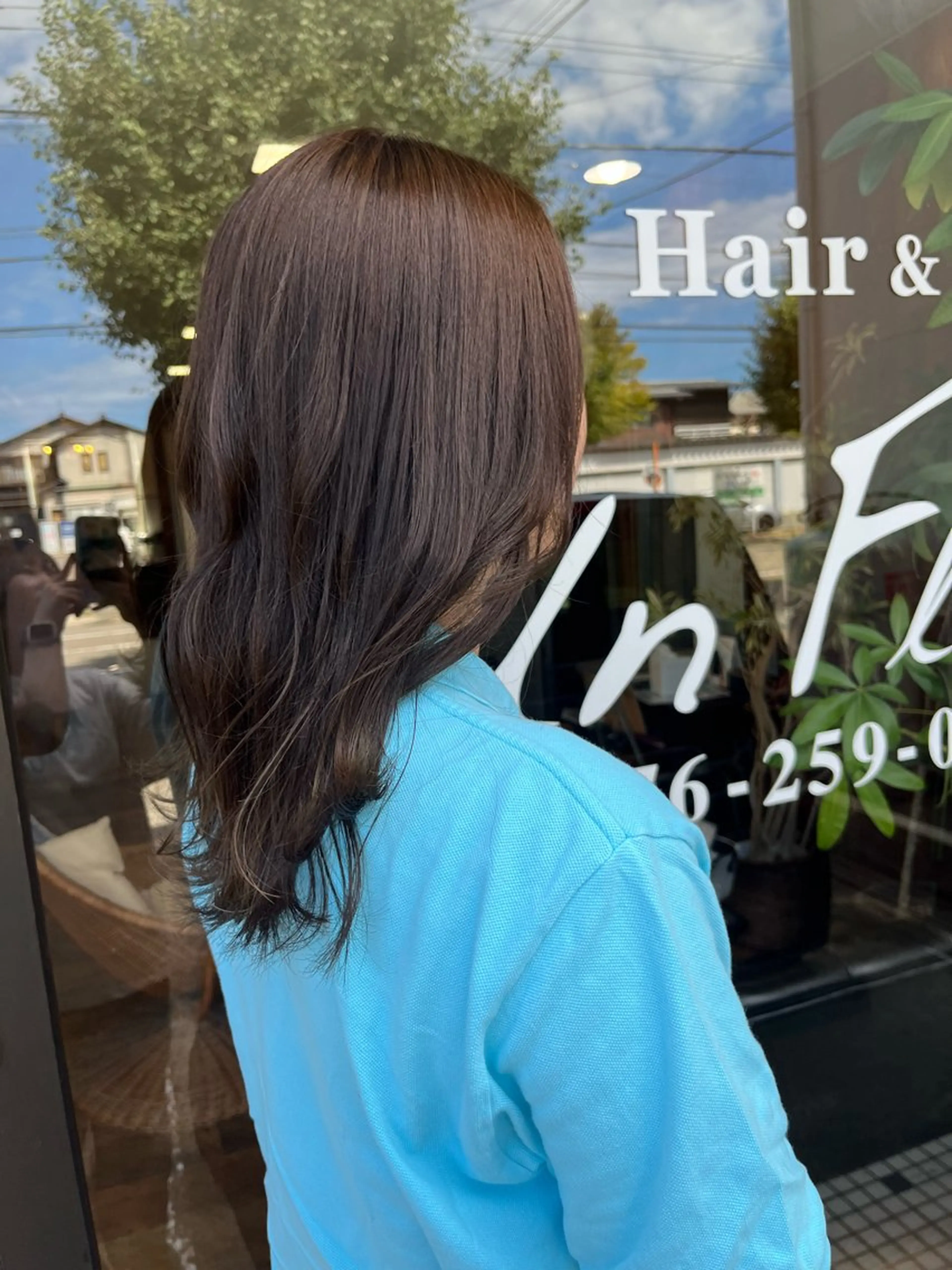 ミディアム 立野 希沙のヘアスタイル