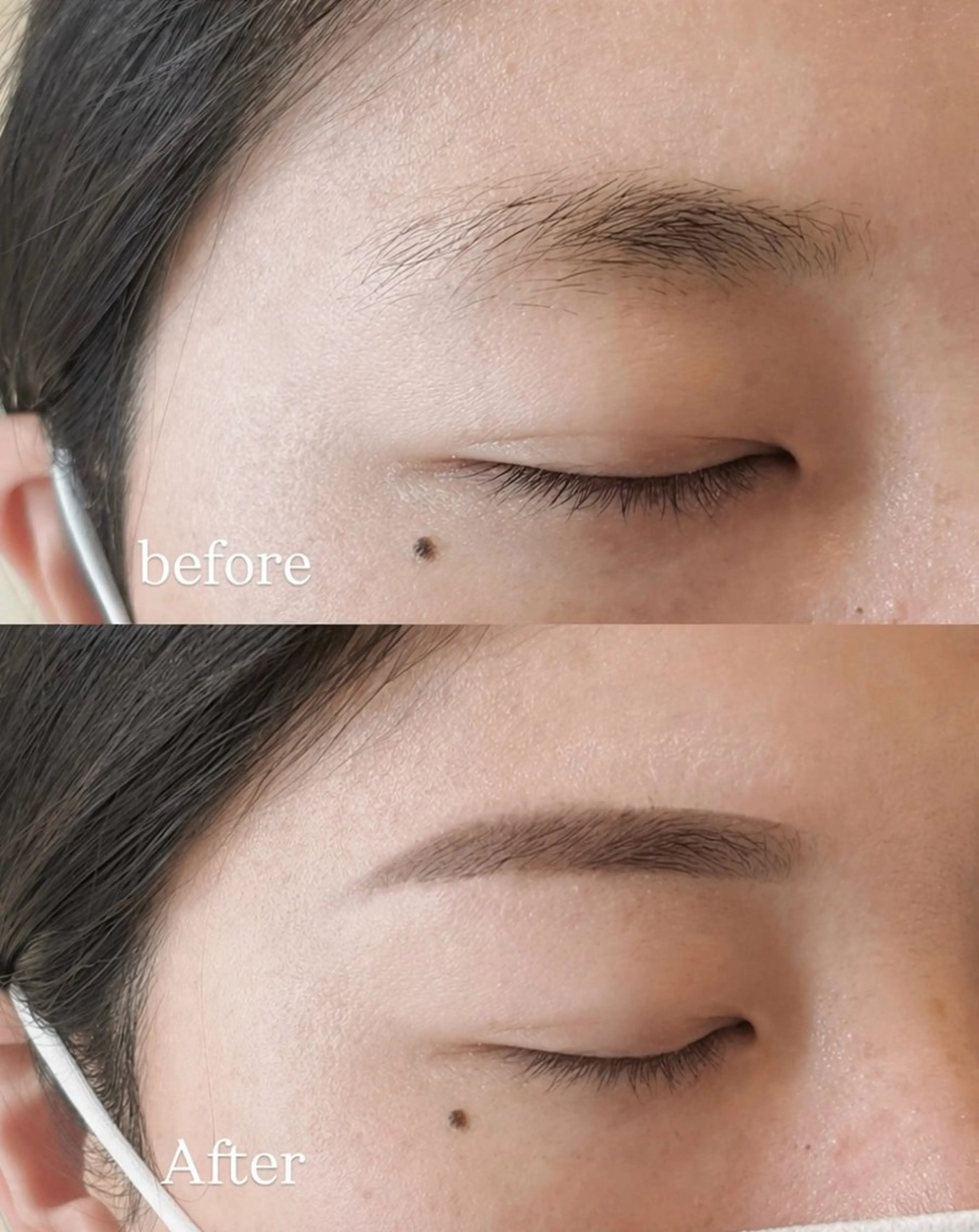 アイブロウ 眉毛ワックス脱毛 putihTidur 二村乃愛の眉毛・アイブロウイメージ