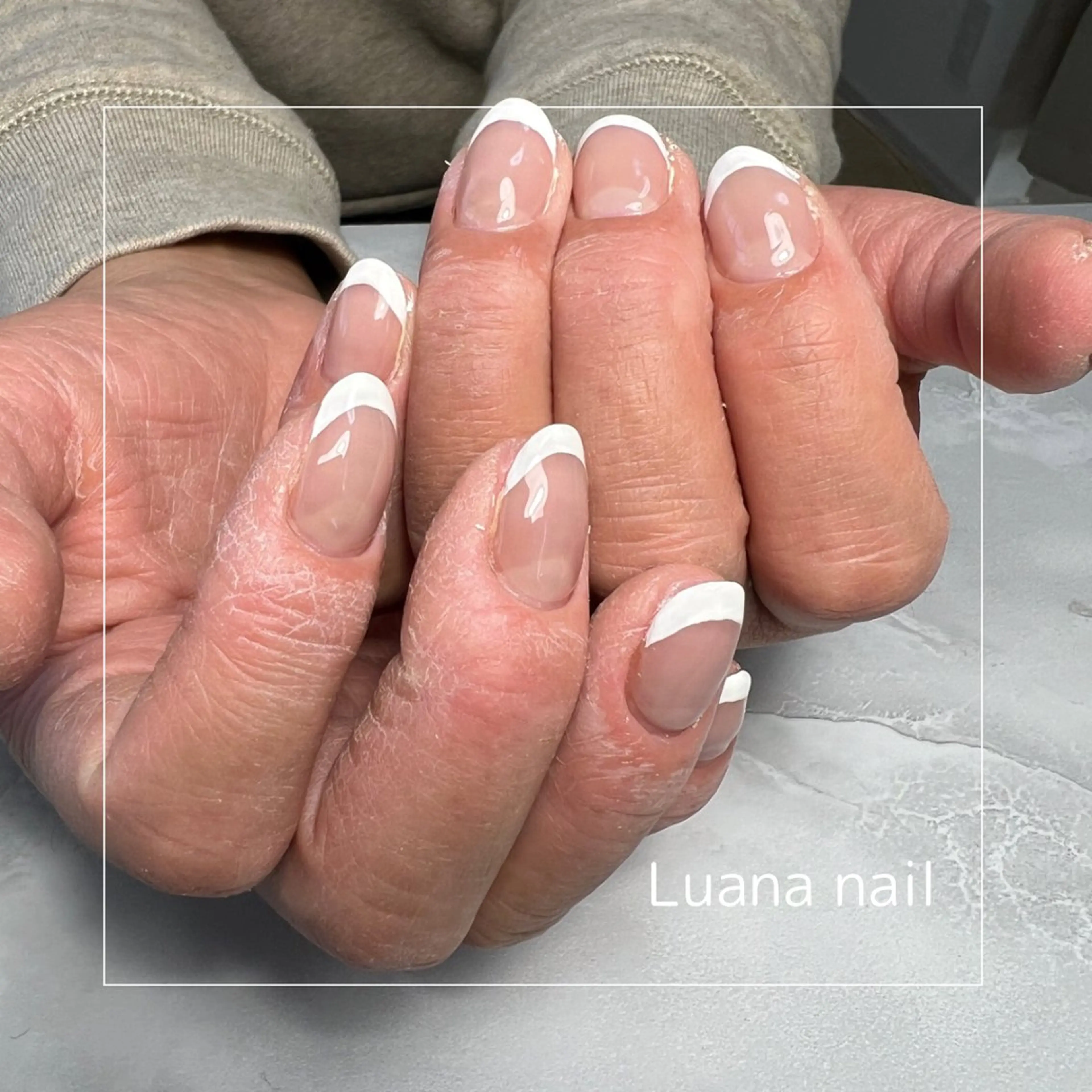 ネイル フレンチネイル Luana nailのネイルデザイン
