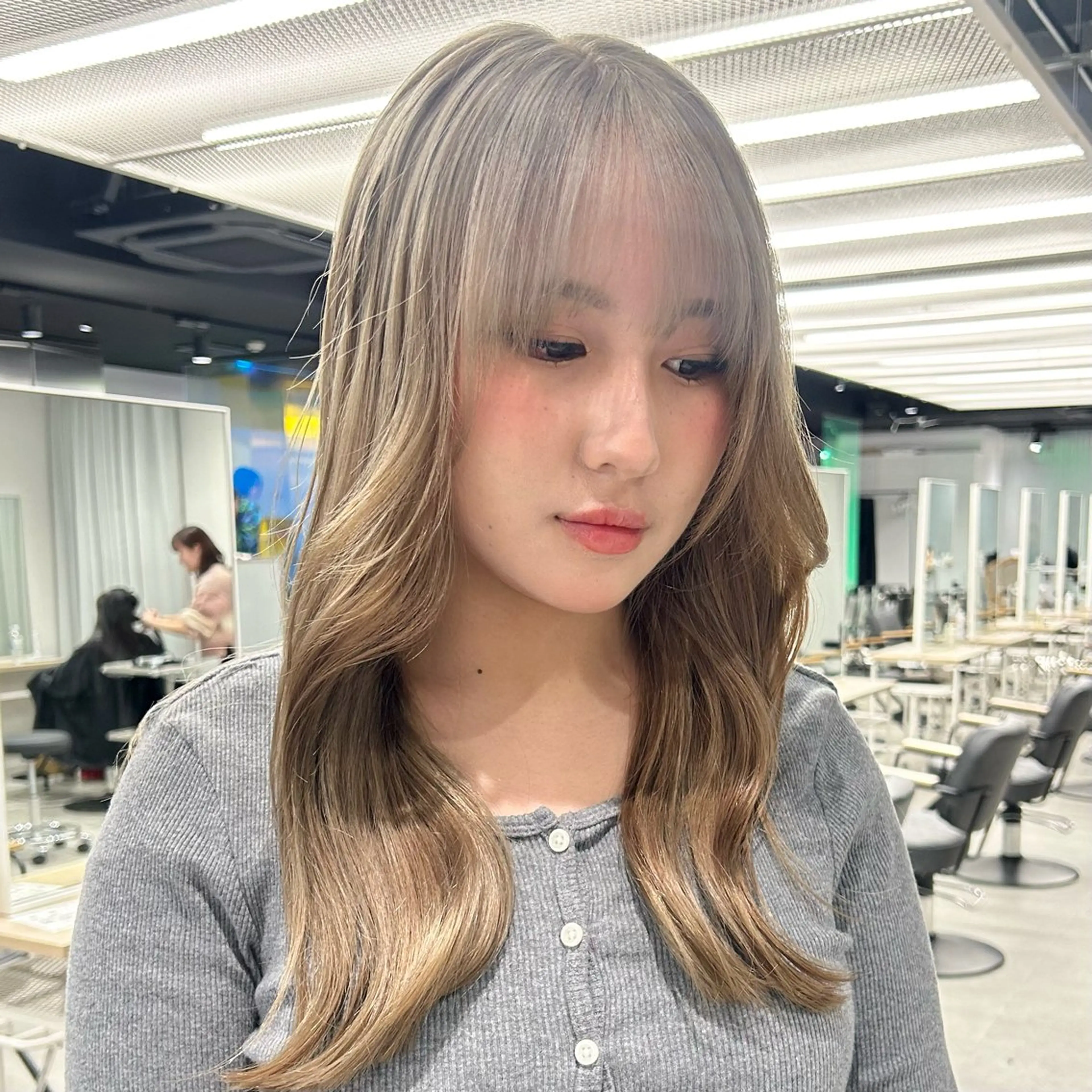 ロング カラー ヘアカラー トリートメント メンズ/ボブ/パーマ /くるみのマツエク・マツパデザイン