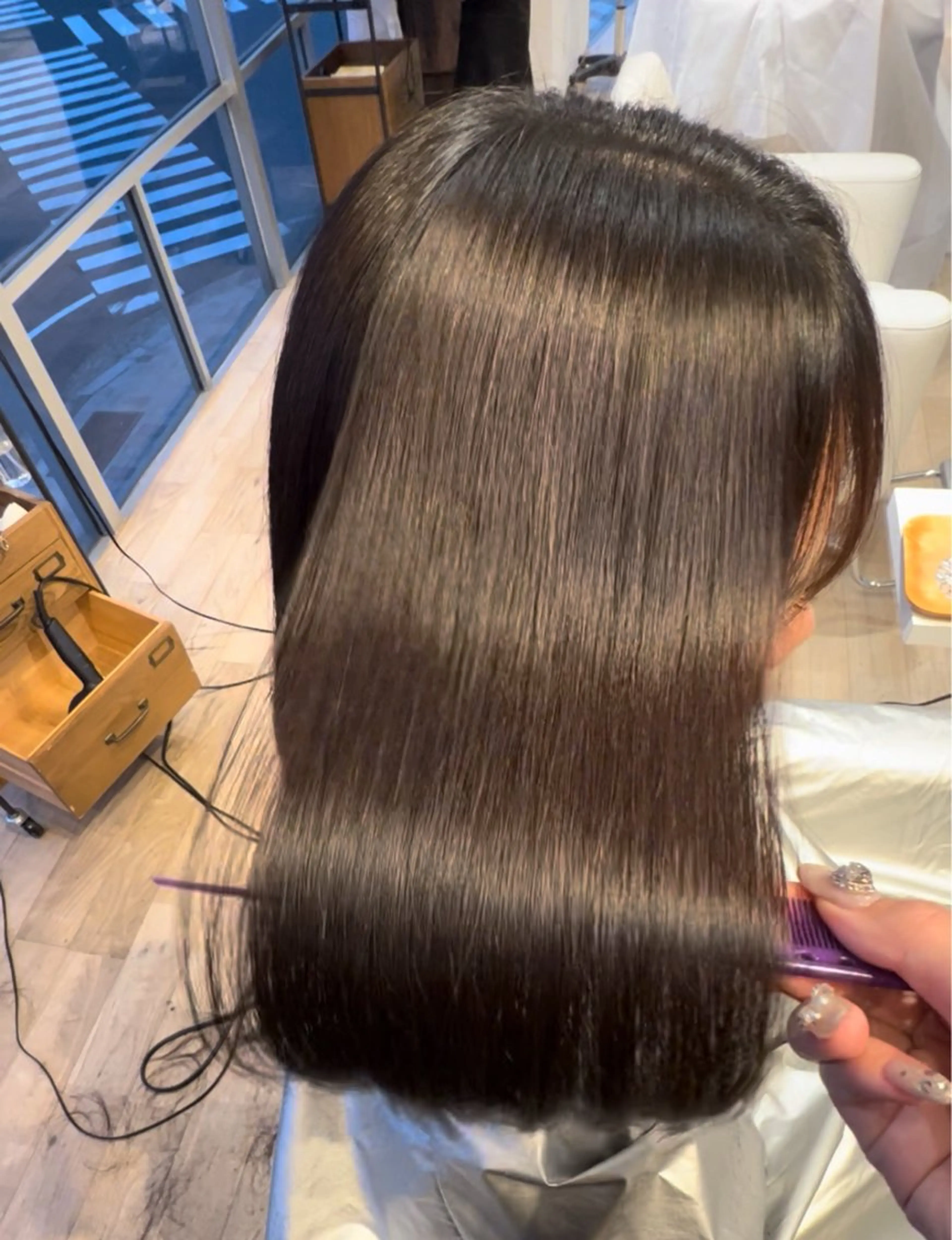 ショート カット 縮毛矯正 轟 千夏のヘアスタイル