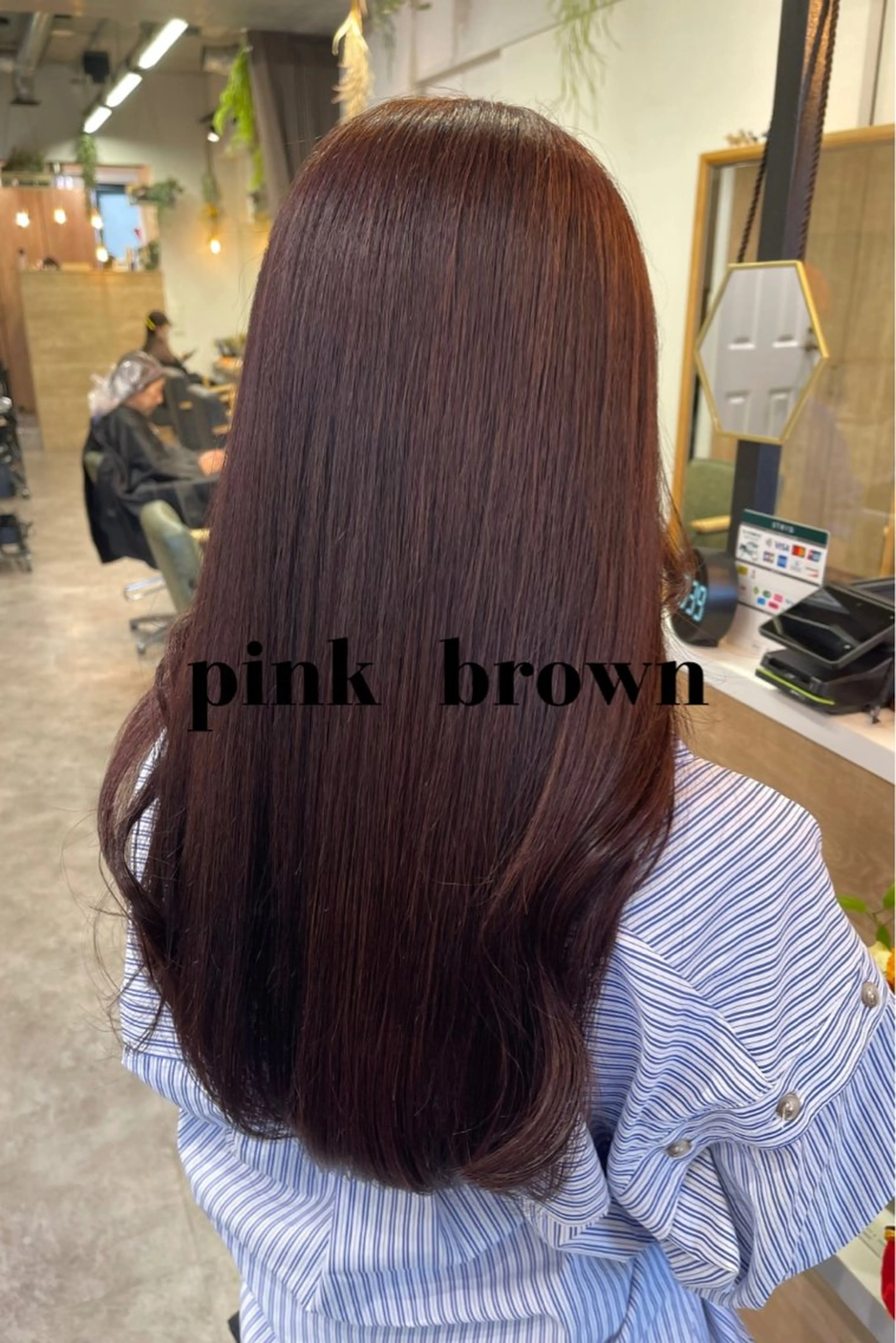 セミロング カラー charm《銀座》 ヘアセット/縮毛矯正のヘアスタイル