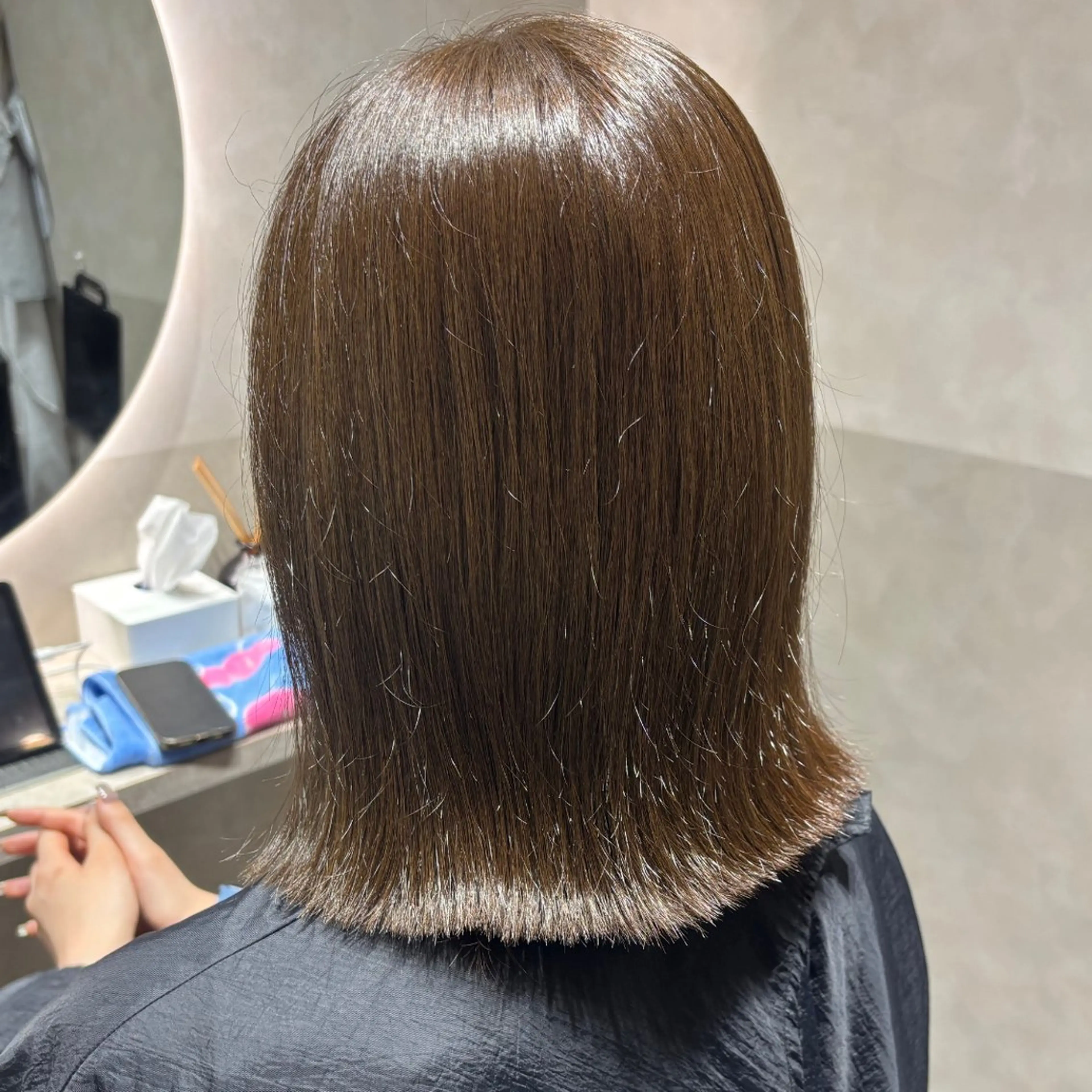 ミディアム カラー ヘアカラー トリートメント 川崎のカラー職人🥣 kentaのヘアスタイル