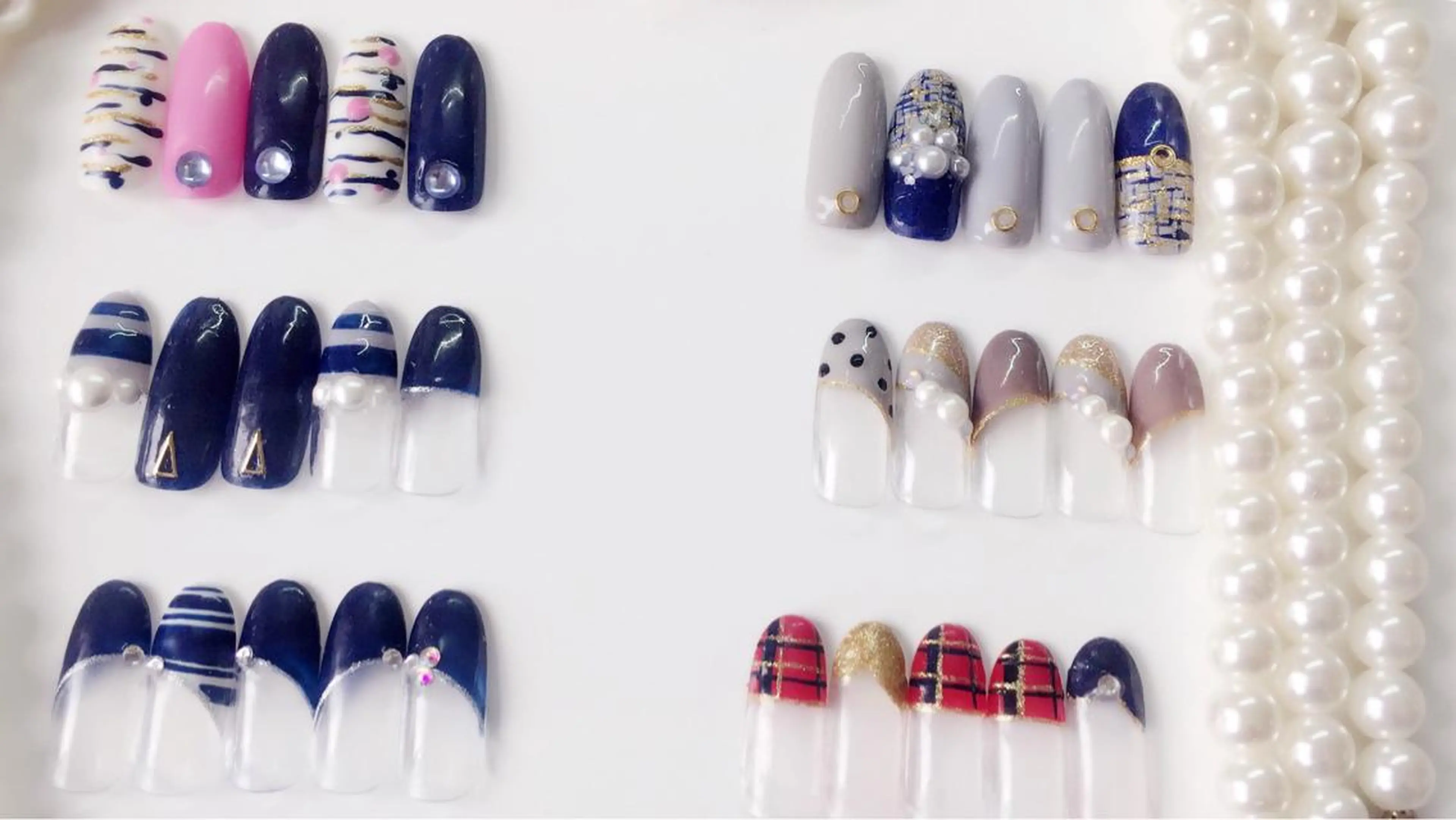 ネイル チップ長さだし Chiaraのネイルデザイン