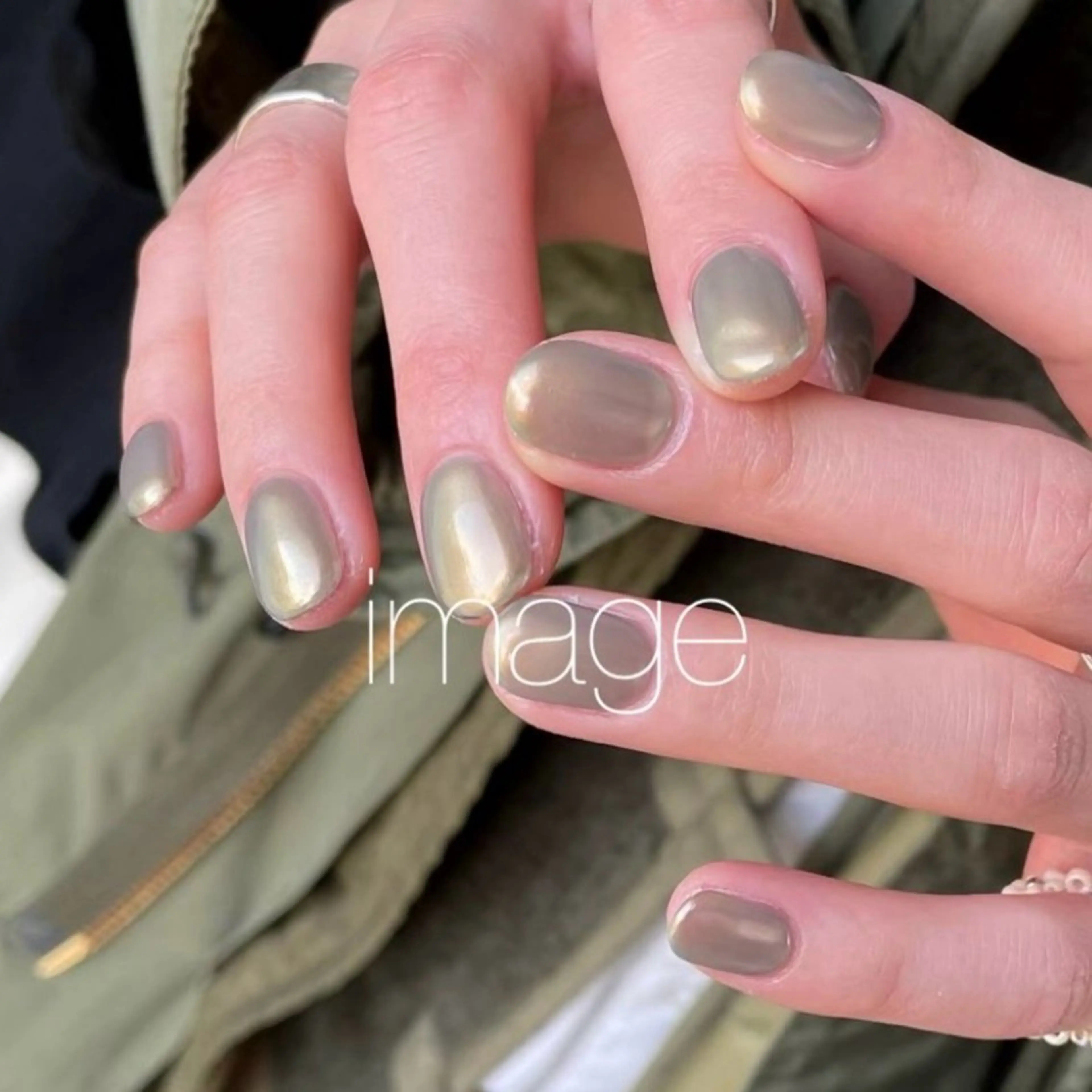 ネイル ワンカラーネイル シンプルネイル ハンドネイル MARU NAIL Izumiのネイルデザイン