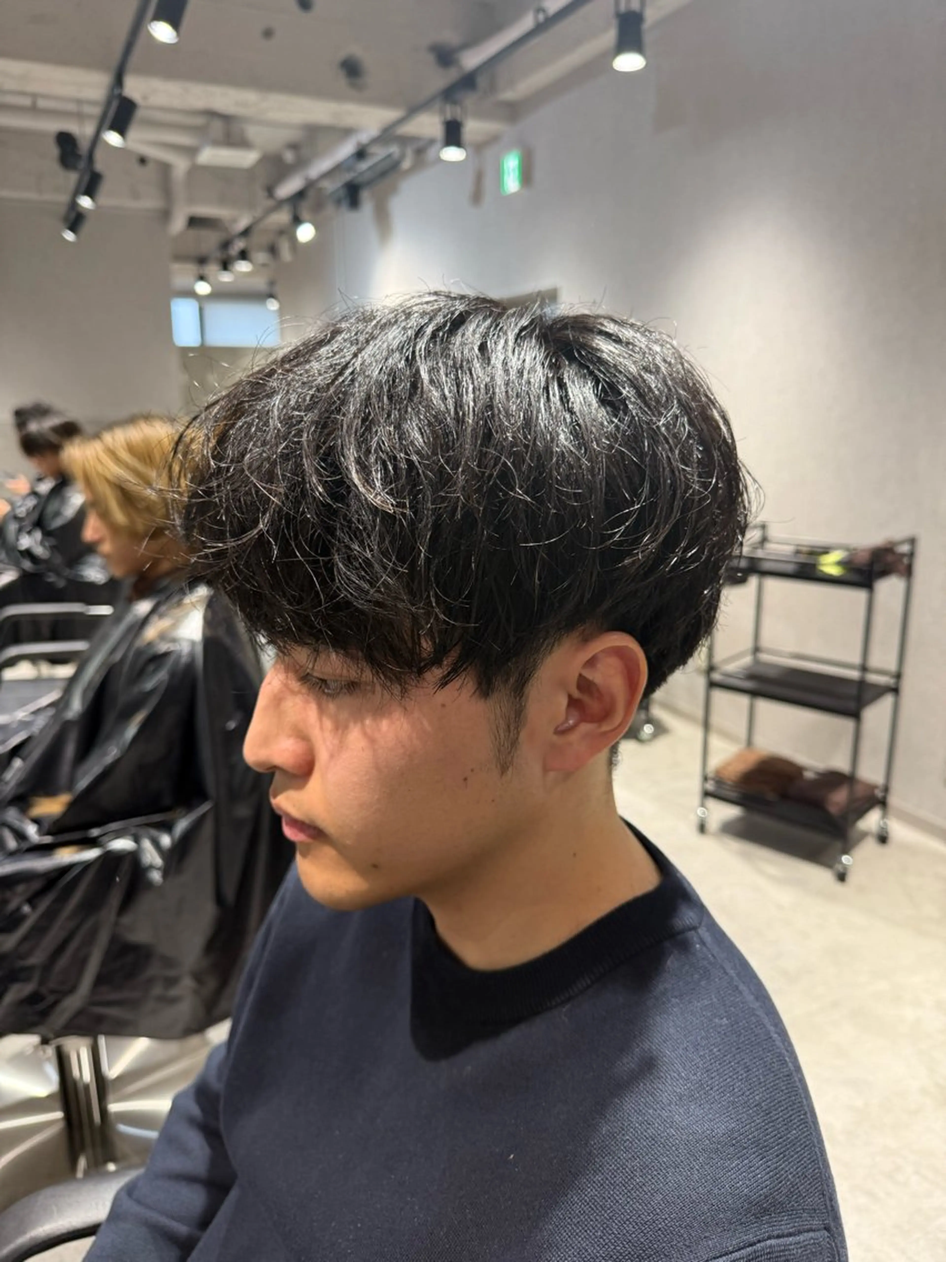 ショート メンズ マッシュ ツーブロック 刈り上げ カット メンズパーマ職人 パーマ🔥ritaのヘアスタイル