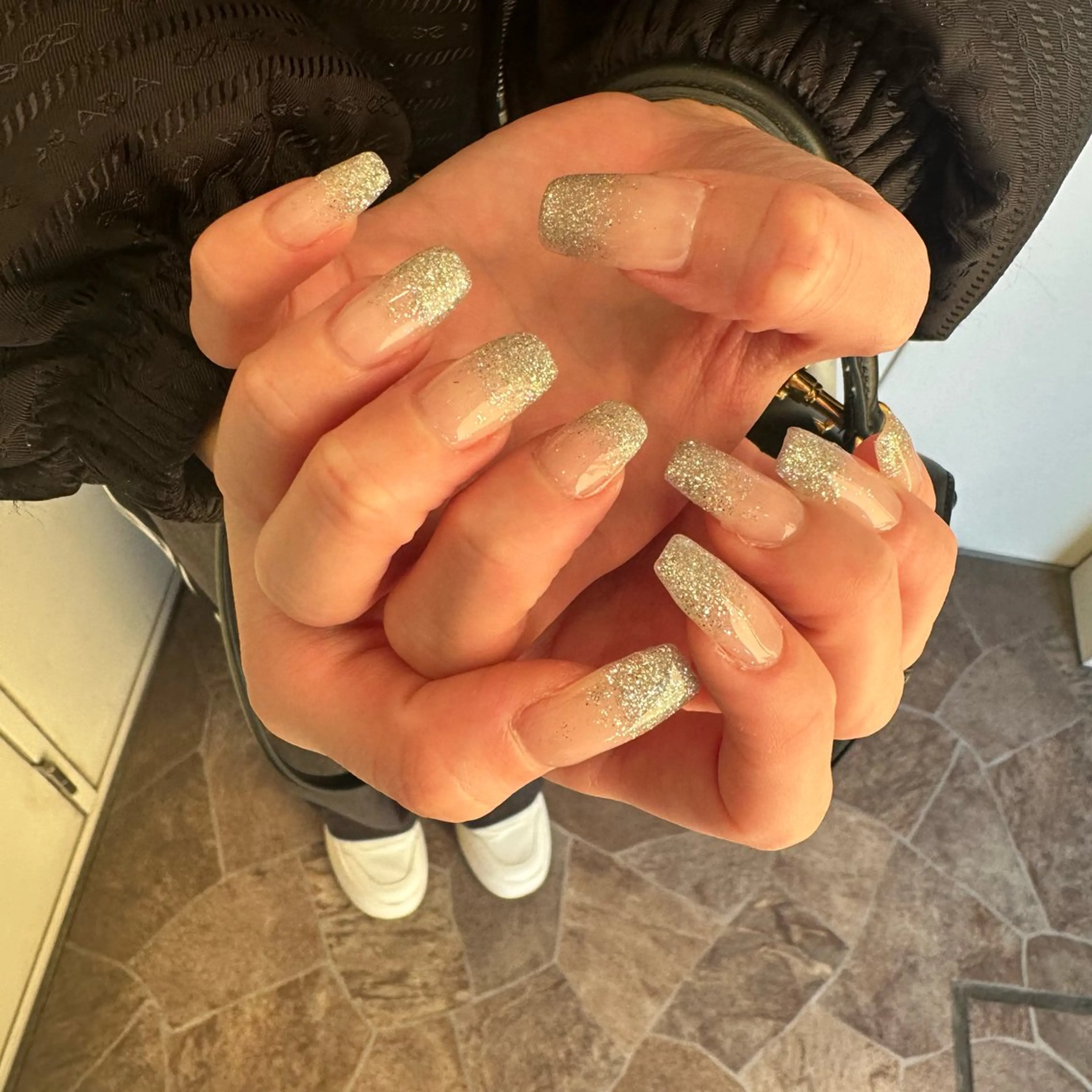 ネイル ラメ(グリッター) ラメグラデーション WOLTOKYO渋谷 yunaのネイルデザイン