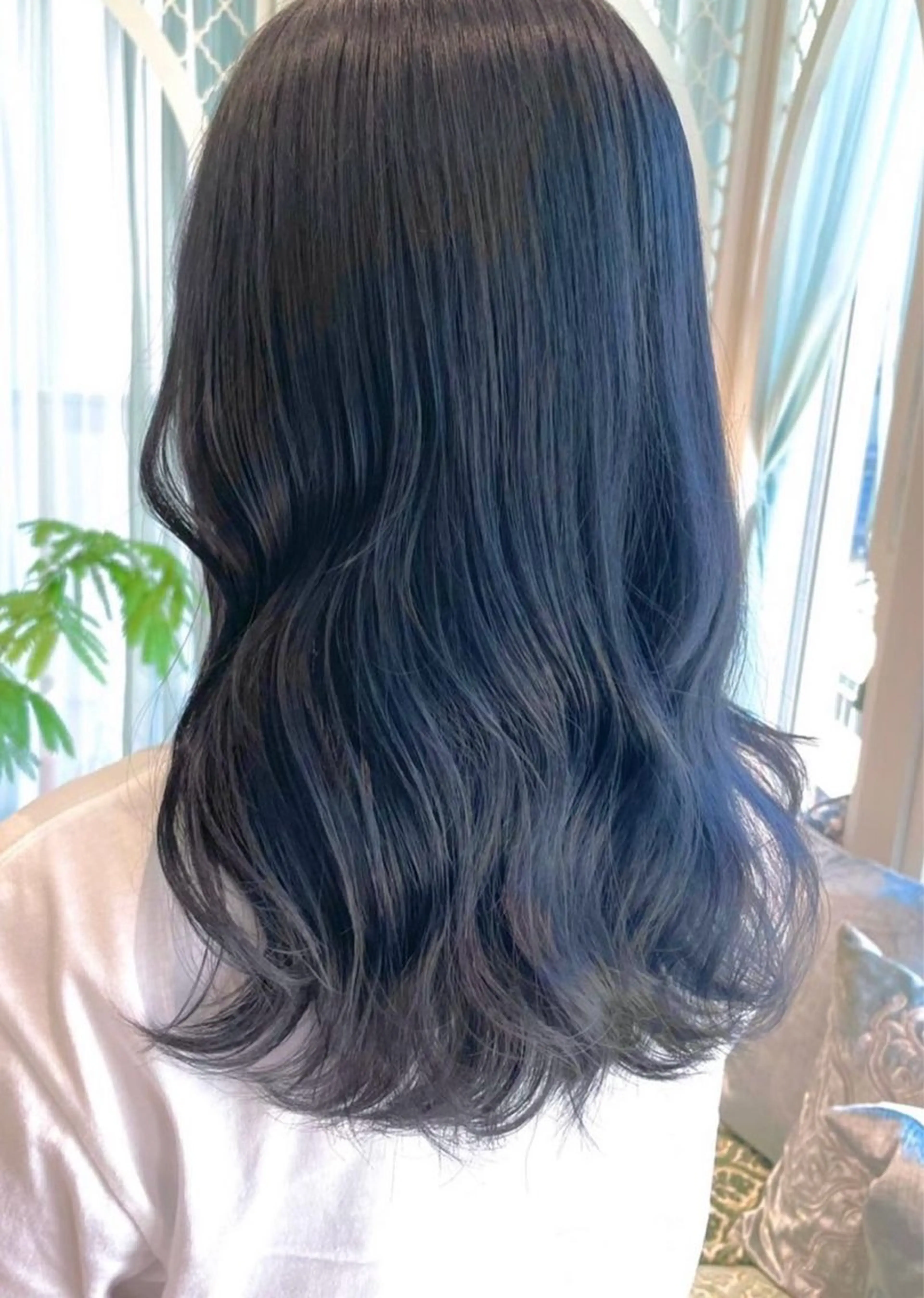 ロング カラー ヘアカラー トリートメント 水光艶カラー/ 艶ブリーチ/颯のヘアスタイル