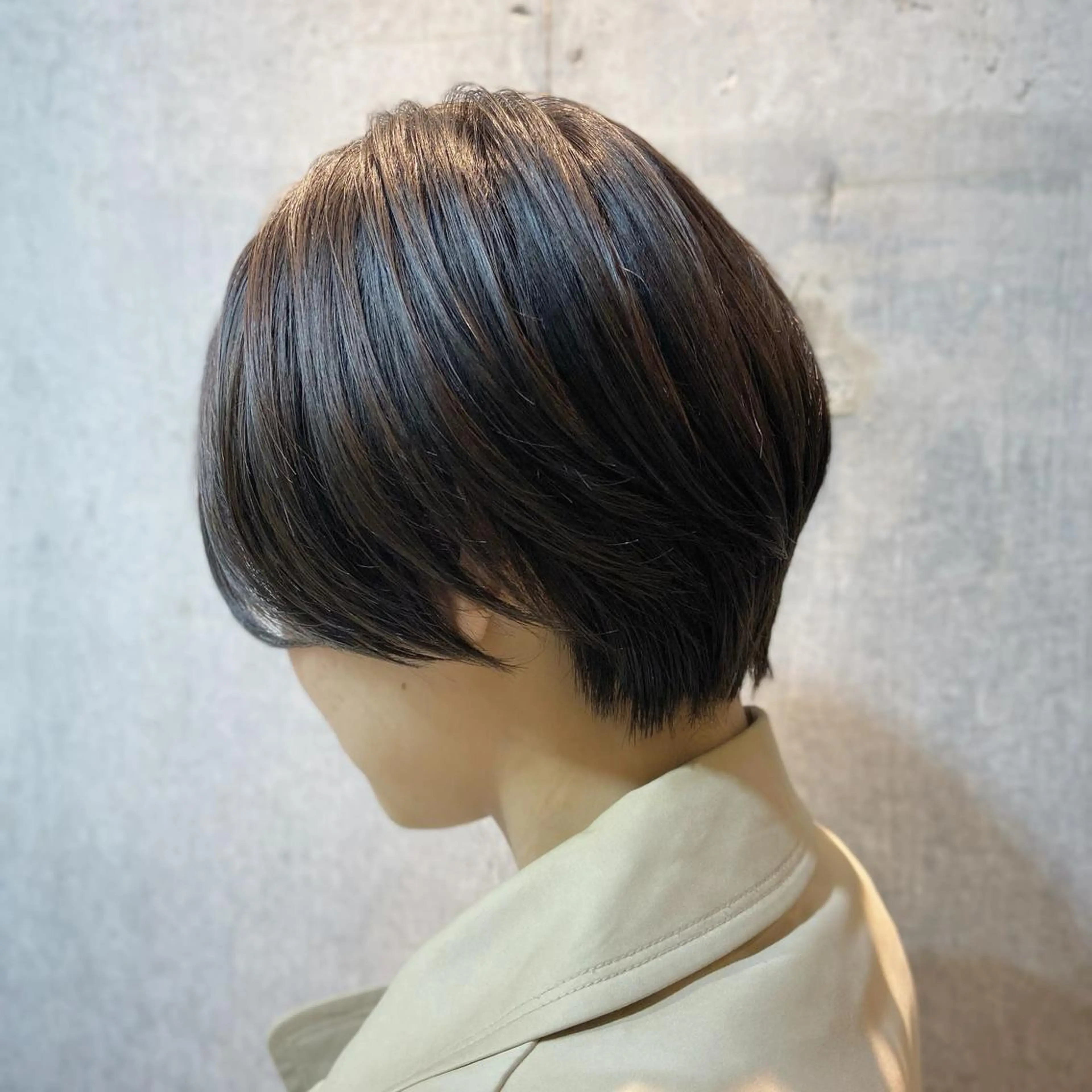 ショート カラー ハンサムショート ショートヘア 暗髪/艶髪/Ono .のヘアスタイル