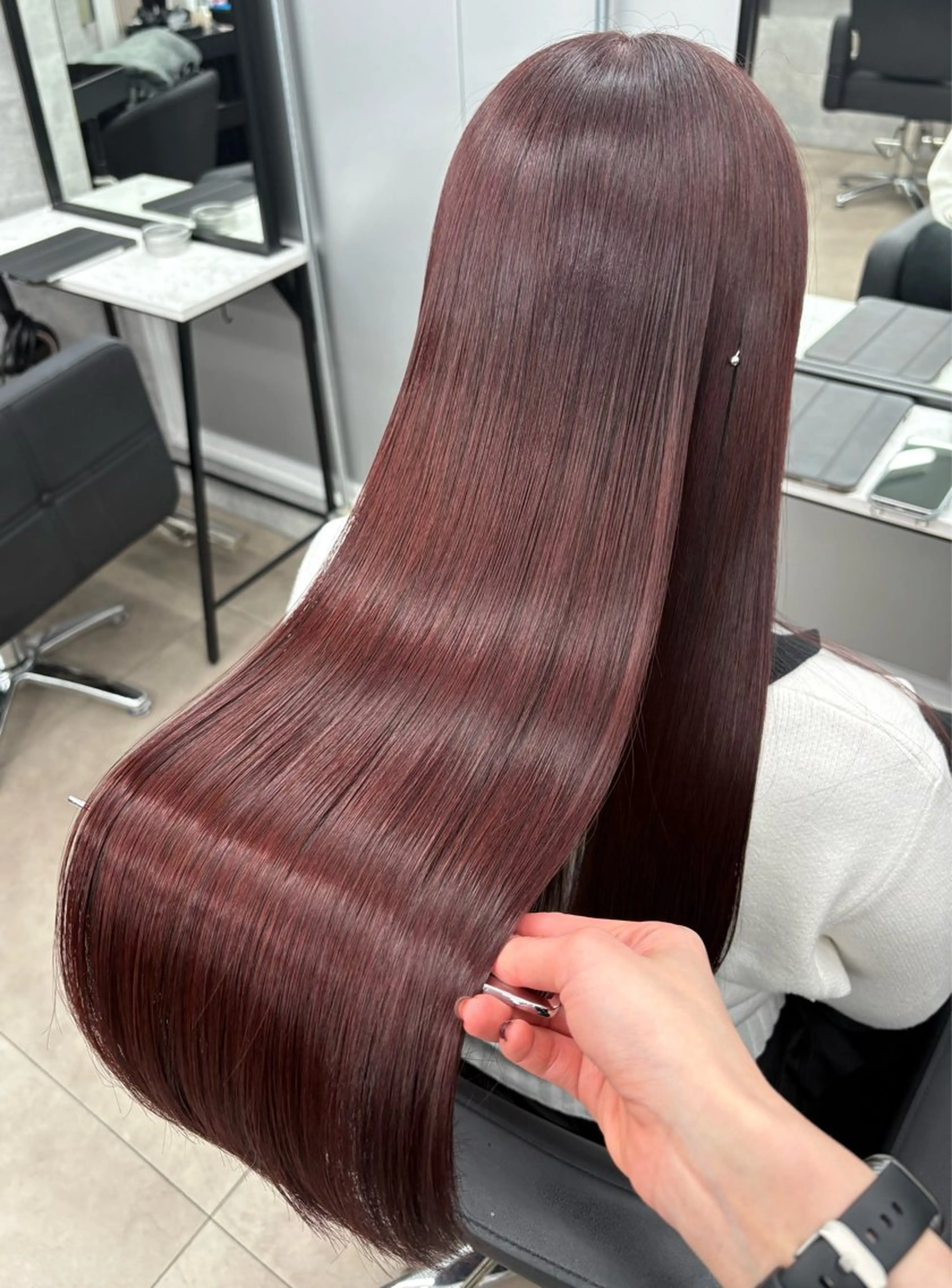 ロング カラー 髪質改善/レイヤー カット/店長/原島のヘアスタイル