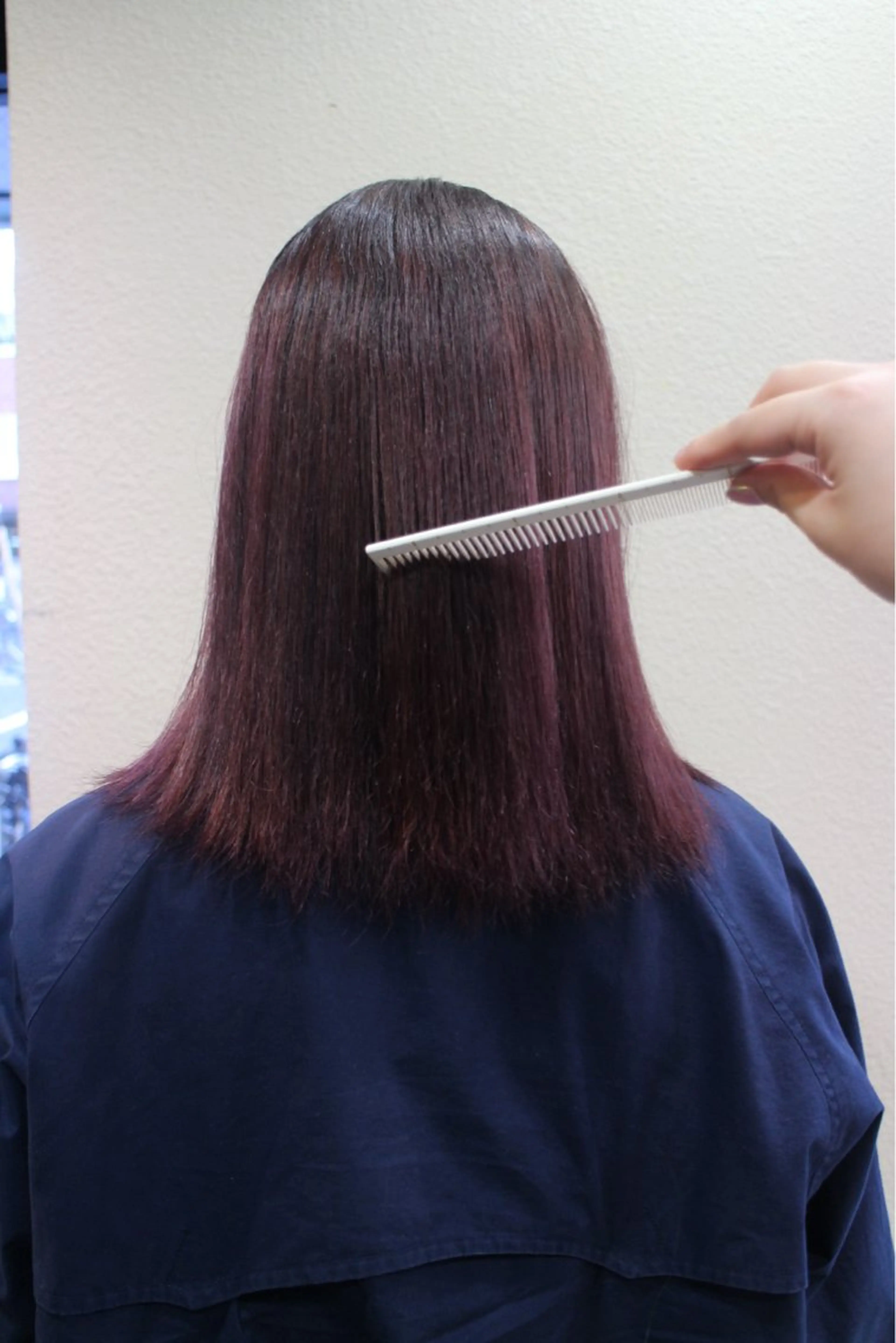 ミディアム カラー カーリーパーマ/ 透明ｶﾗｰ/MIKUのヘアスタイル