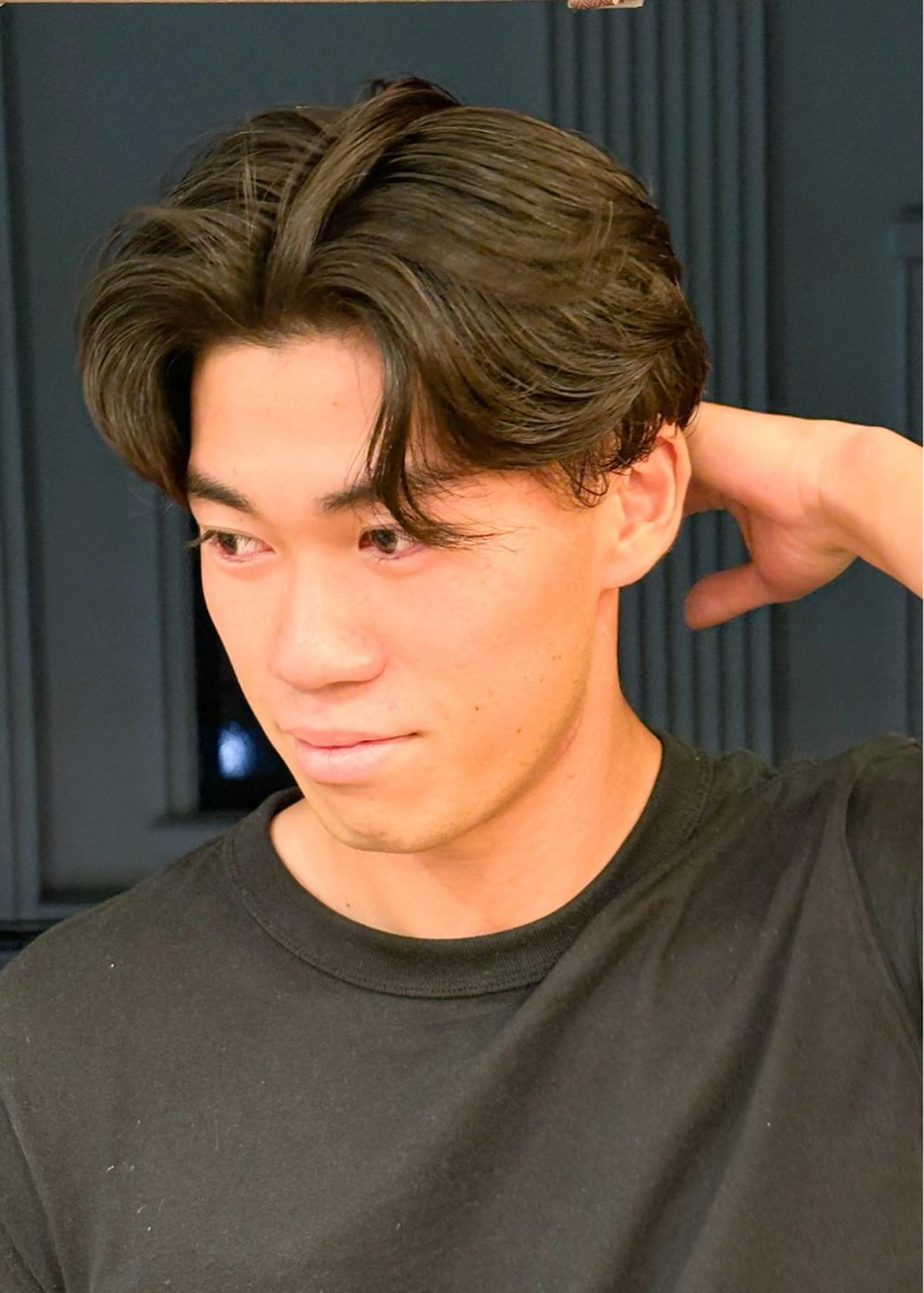 ショート パーマ メンズ メンズパーマ ニュアンスパーマ カット パーマ 三宮メンズカット ヨシイッキのヘアスタイル