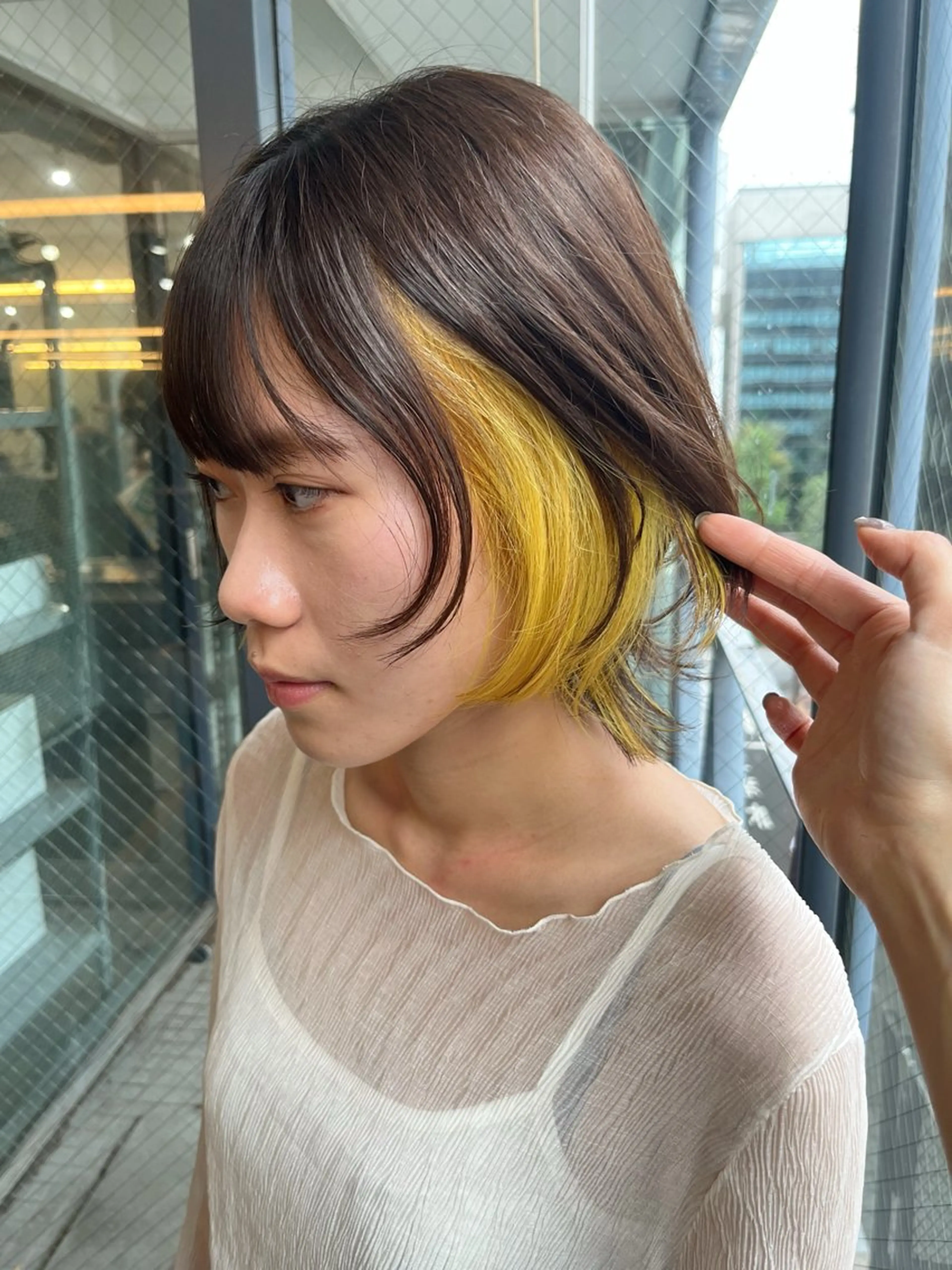 ミディアム カラー カット ヘアカラー 🌛ダブルカラー 🌜SAYAKAのヘアスタイル