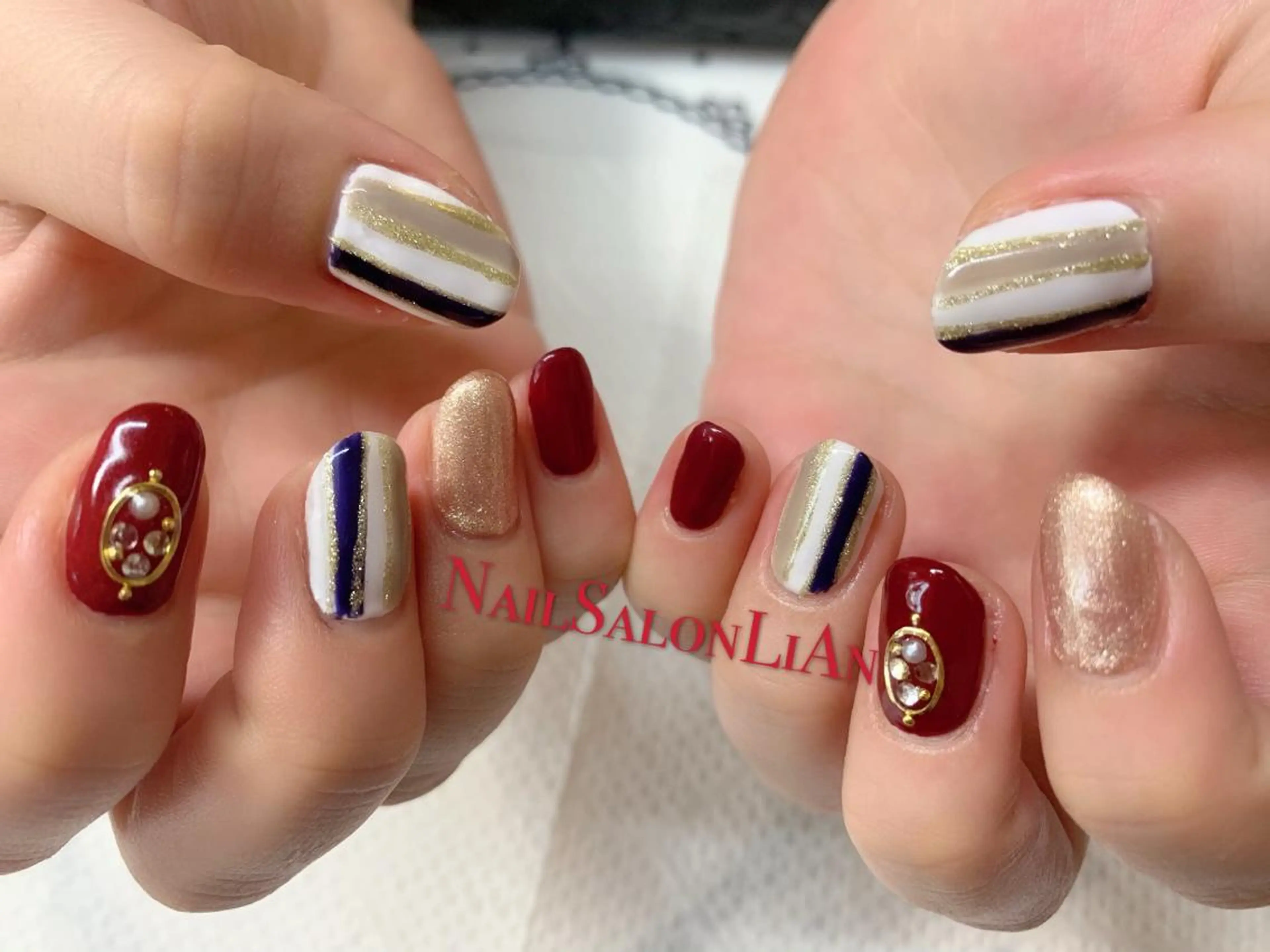 ネイル 持ち込み ハンドネイル NailSalon LiAnのネイルデザイン