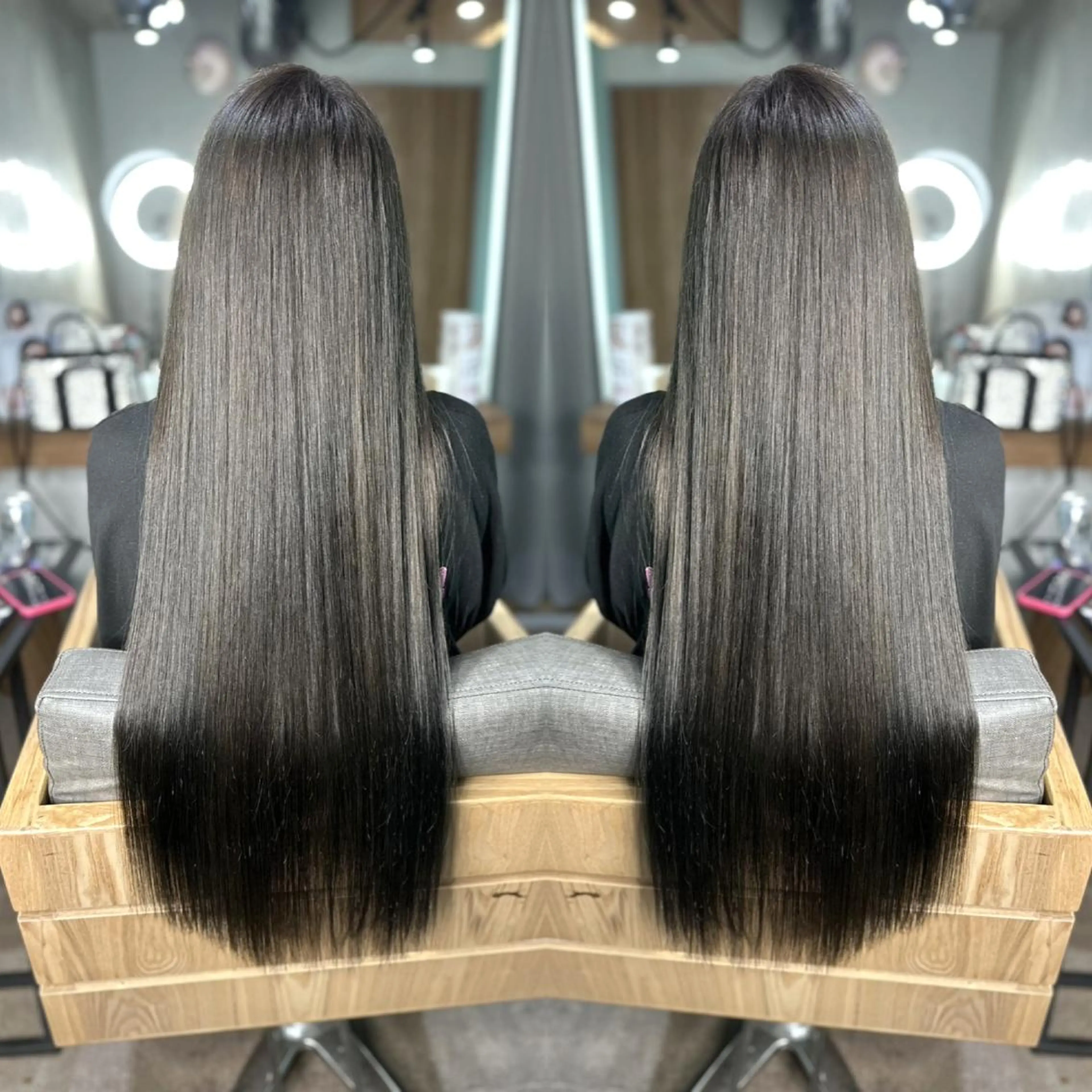 カラー ロング 韓国ヘアならお任せ♡ 馴染ませ達人👸yuのヘアスタイル