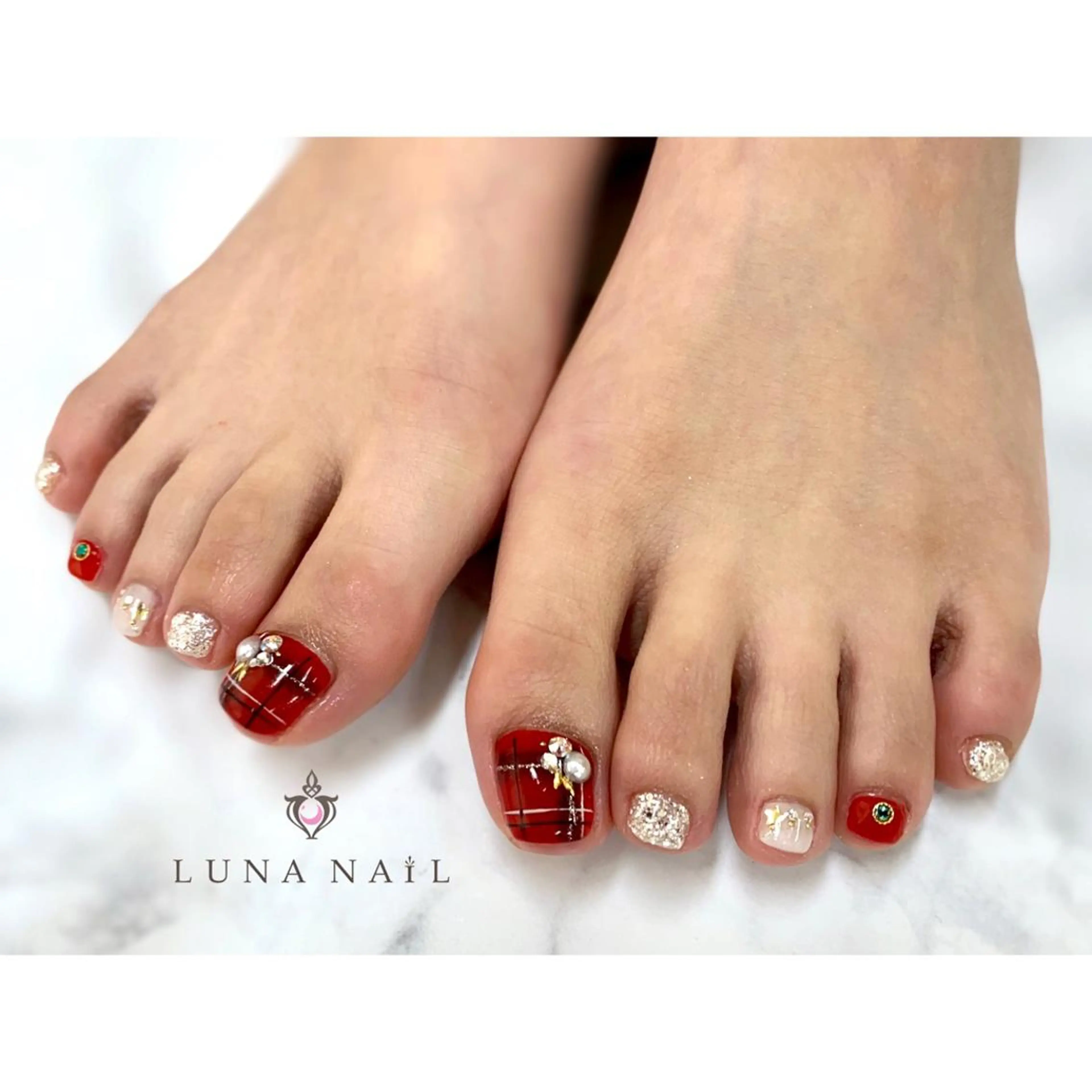 ネイル フットネイル いまむら あかりのネイルデザイン