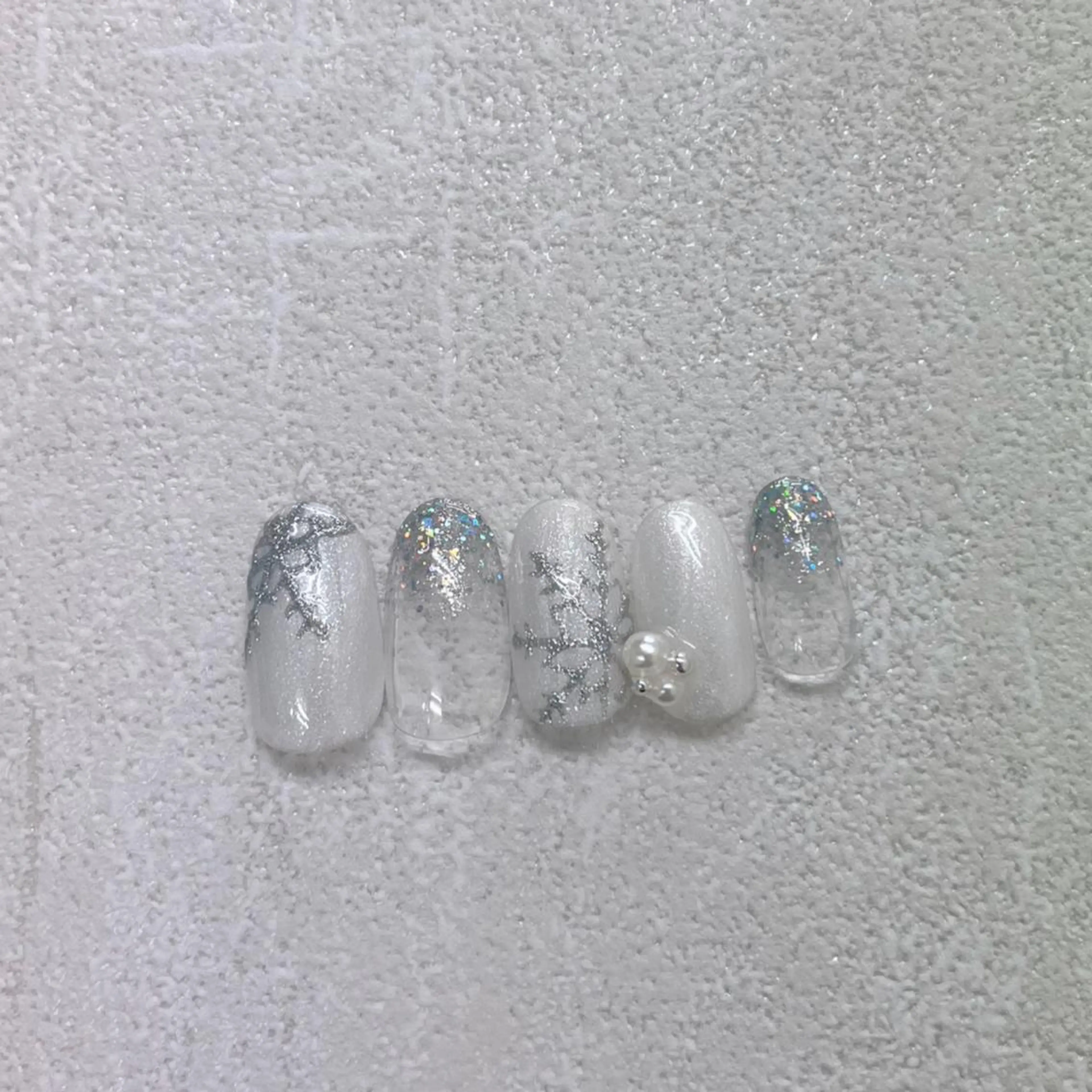 ネイル 冬ネイル BlueDaisy 栄本店のネイルデザイン