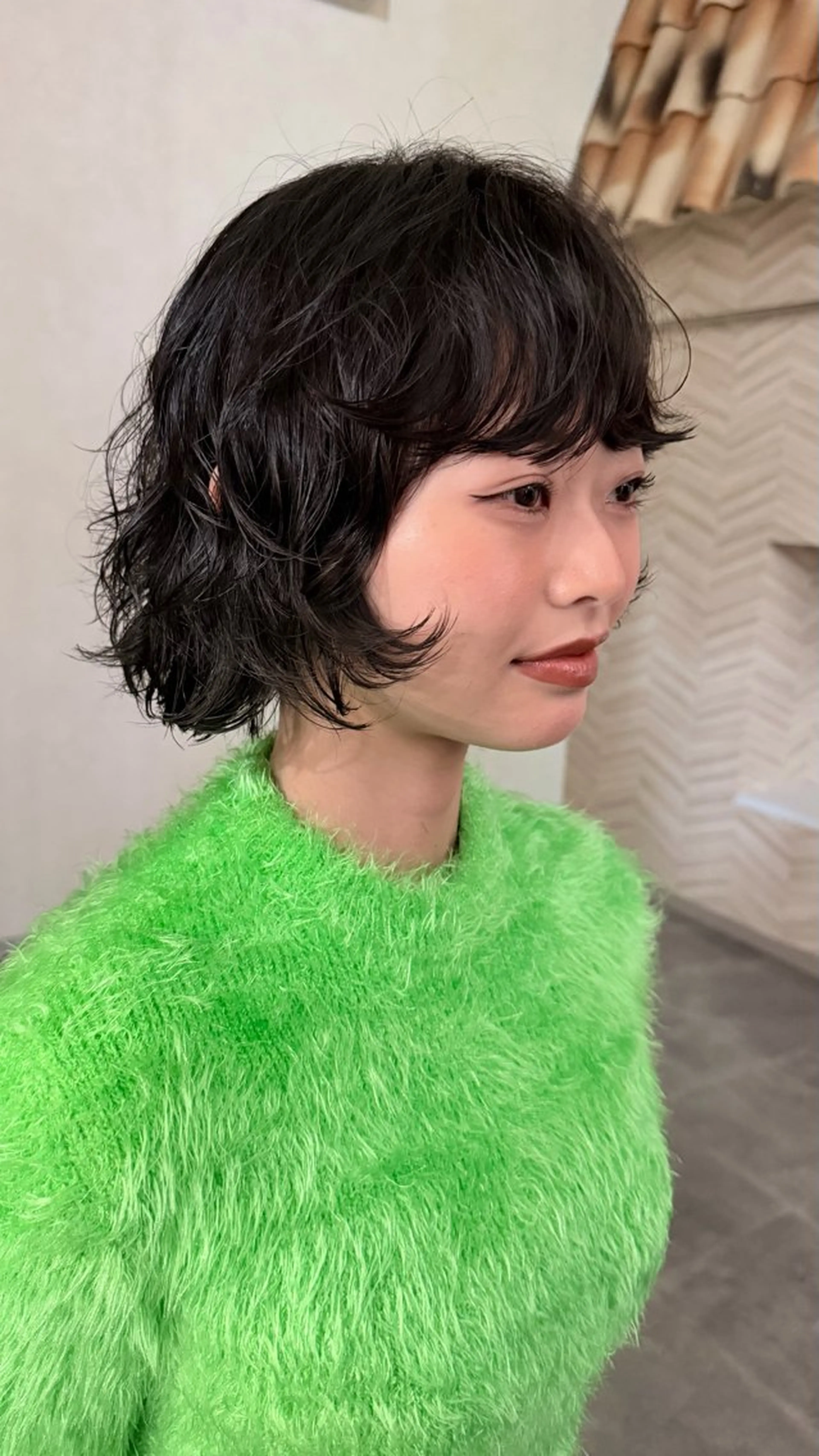 ショート パーマ 【無料でパーマ】 一木快斗のヘアスタイル