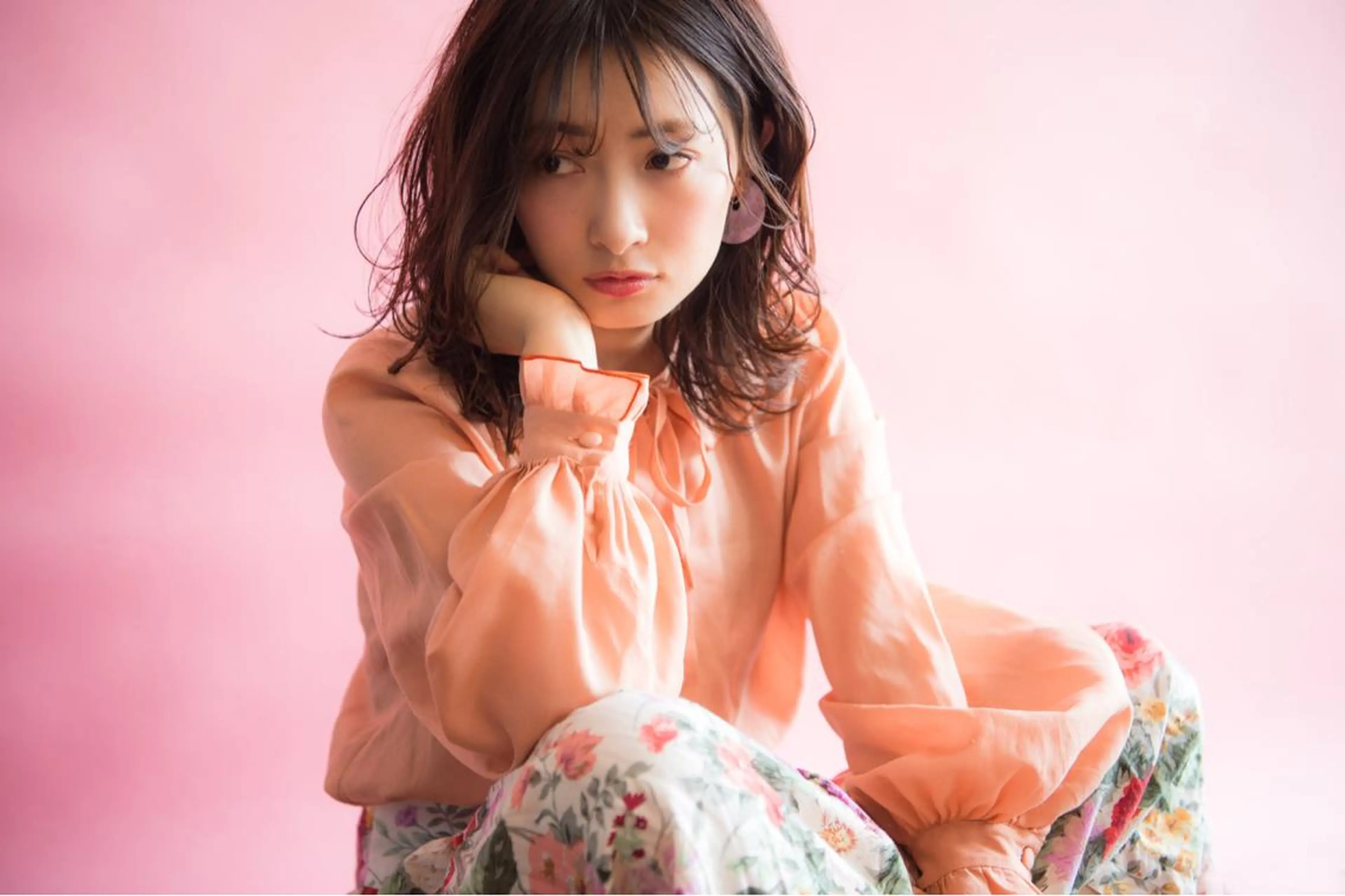 ミディアム パーマ THREE byKEEPのヘアスタイル