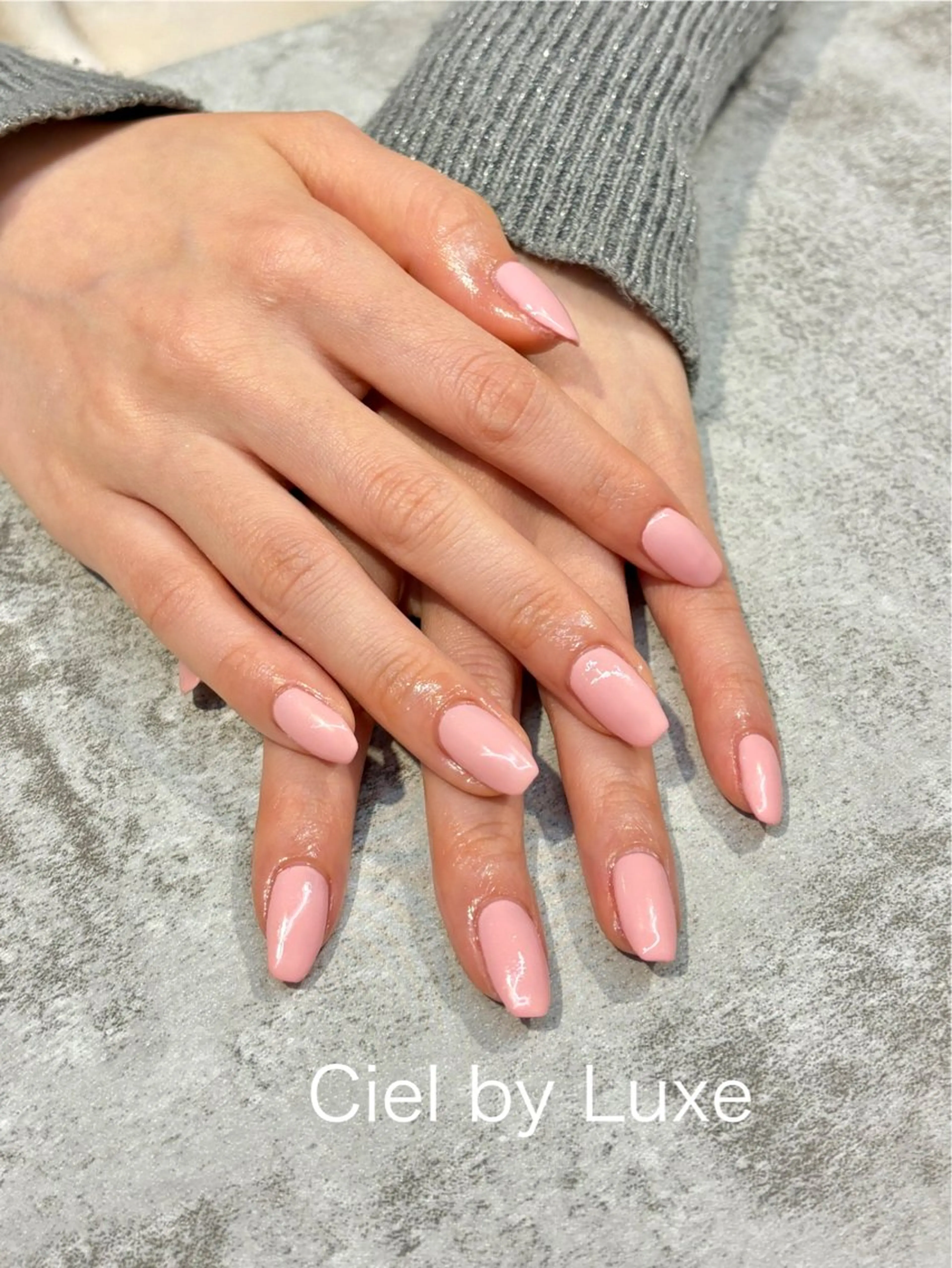 ネイル ワンカラーネイル CielbyLuxe manamiのネイルデザイン