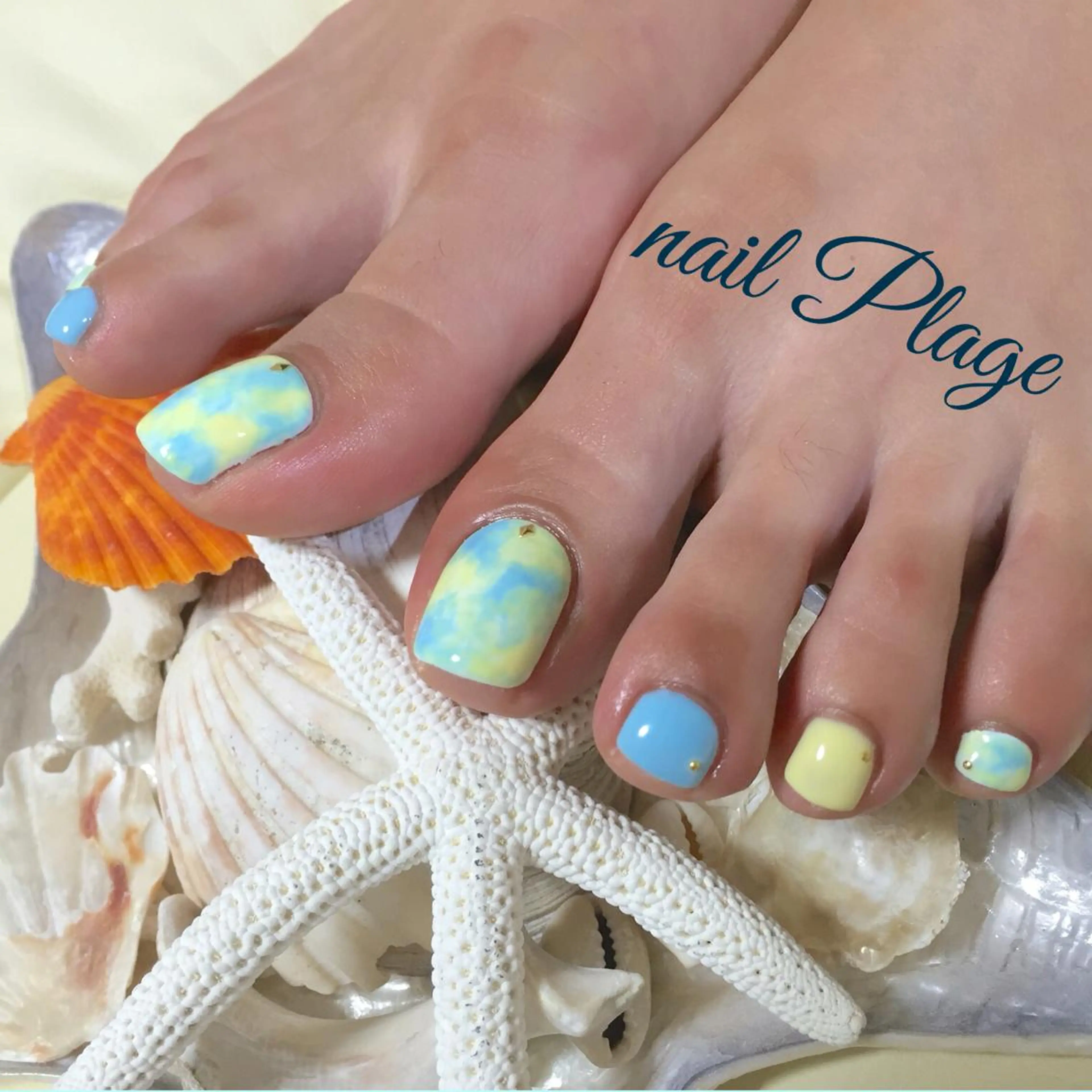 ネイル フットネイル nail Plage Imai kanaのネイルデザイン