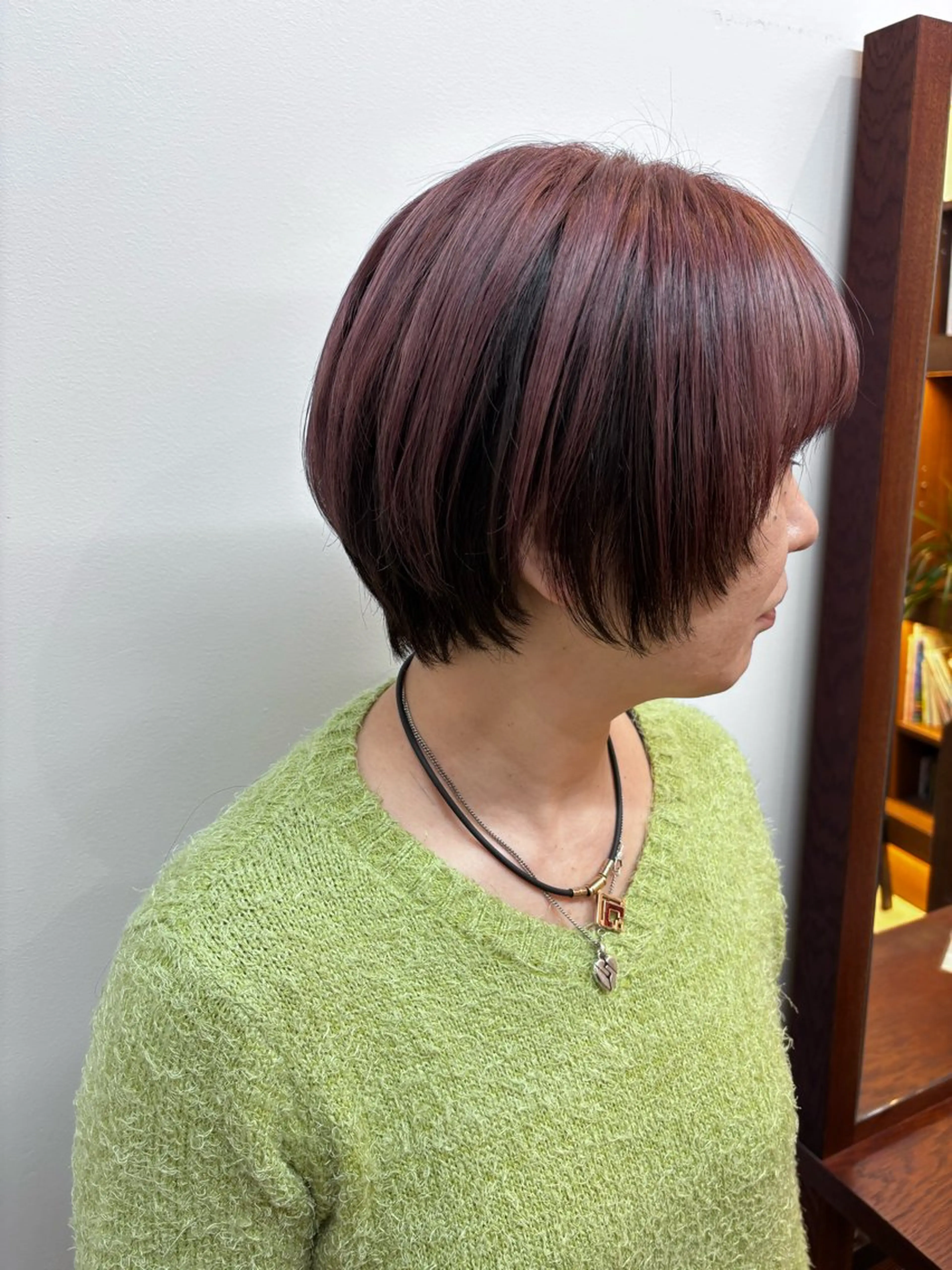 ショート カラー カット ヘアカラー みぞぐち じゅりのヘアスタイル