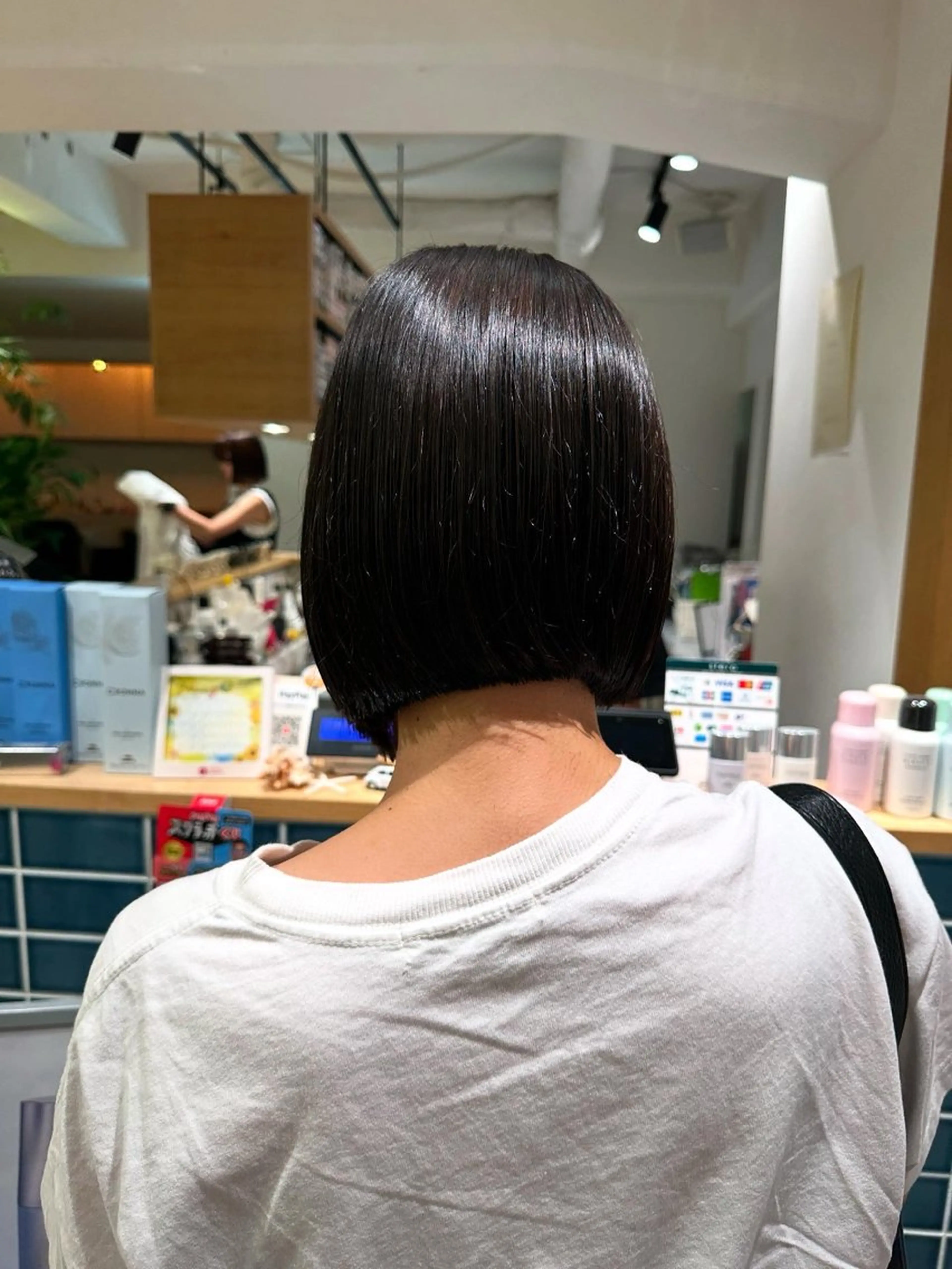 ショート 切りっぱなし/髪質 改善矯正/さやか🫧のヘアスタイル