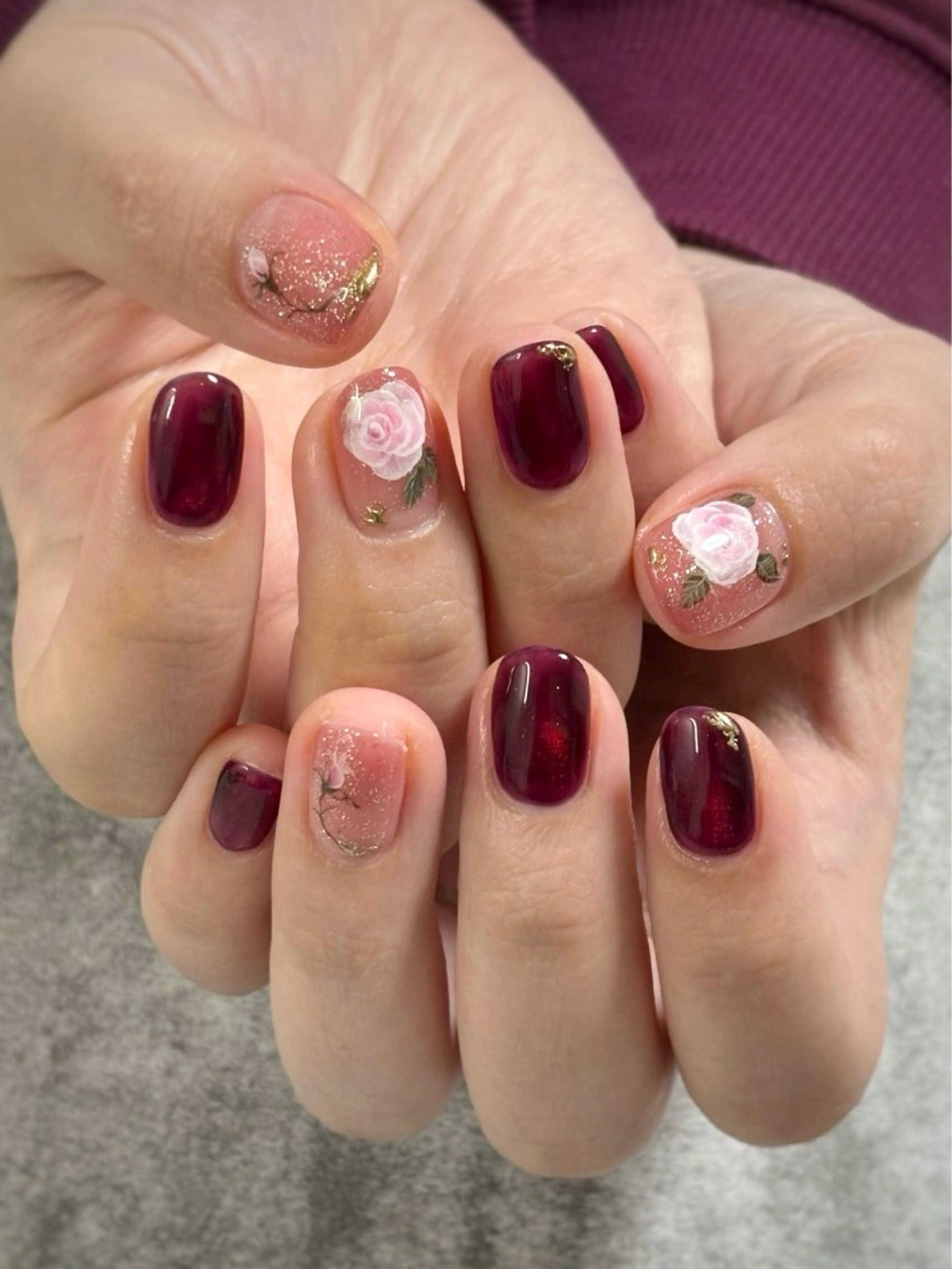 ネイル ハンドネイル FIORITURA Maikoのネイルデザイン