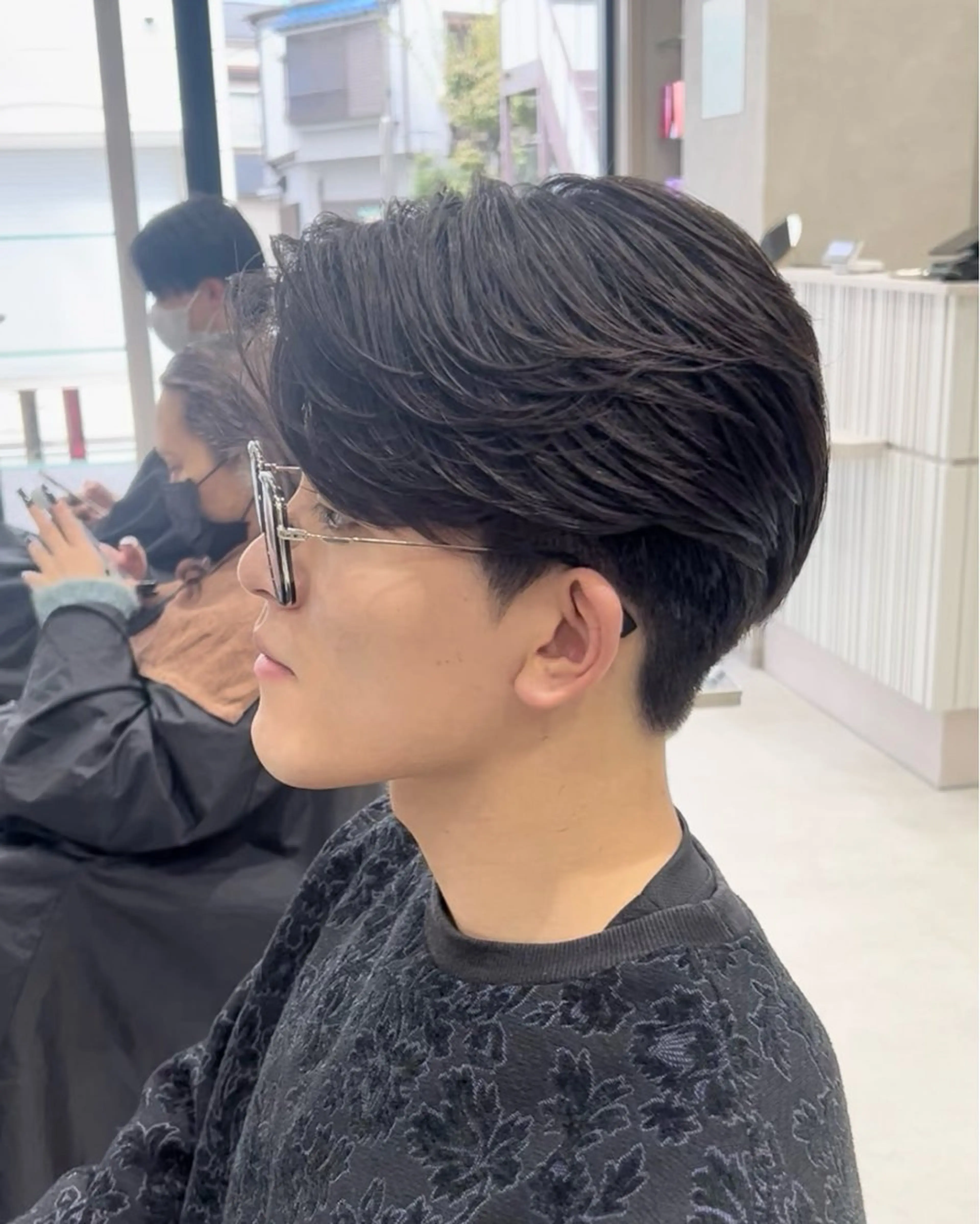 メンズ カット 縮毛矯正 毛流れ/メンズパーマ kanata/溝の口のヘアスタイル