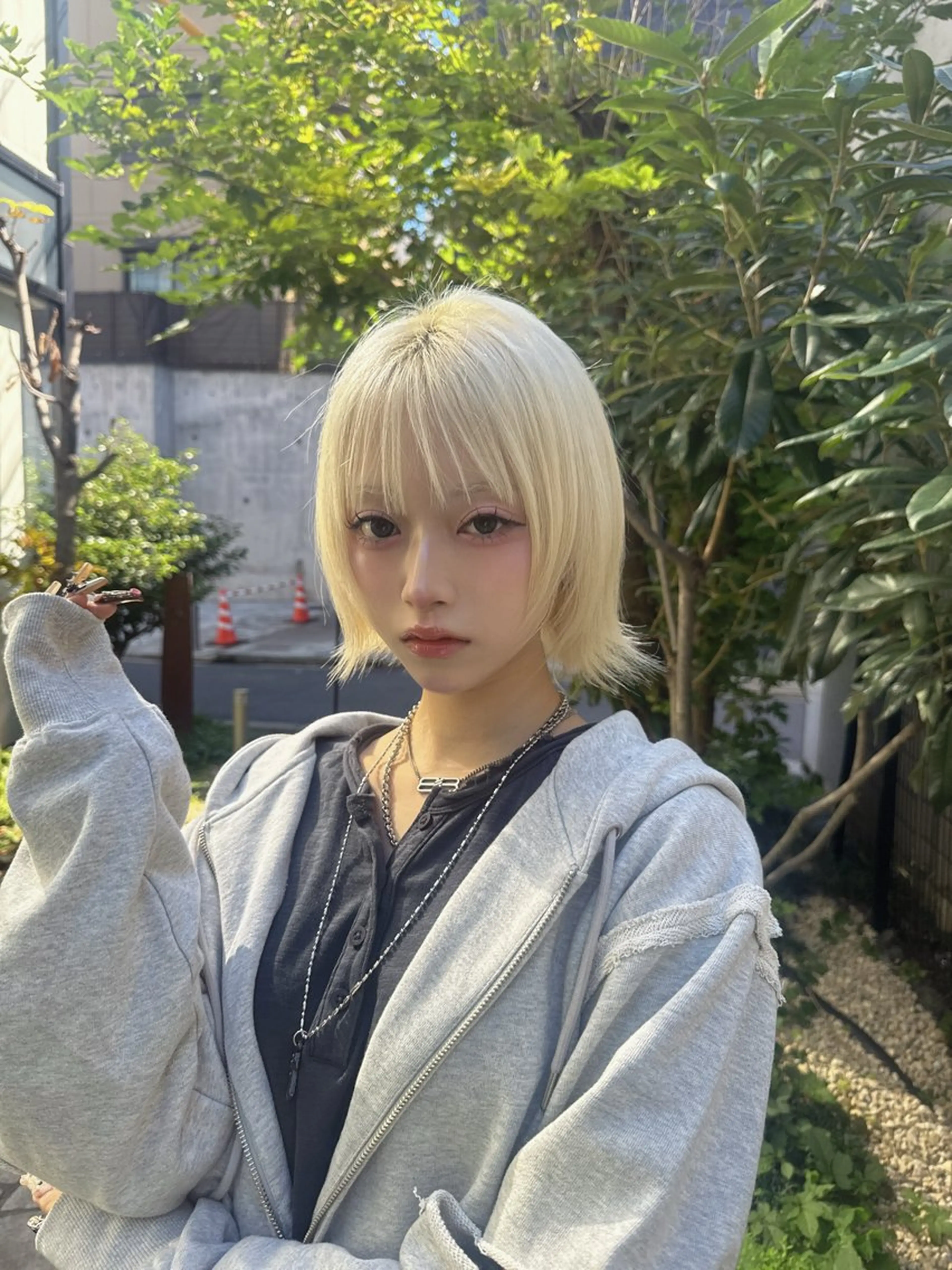 ショート カラー ブロンド ハイトーンカラー レイヤーカット ウルフカット ウルフレイヤー カット ヘアカラー 💎透明感カラー特化 💎TAISEIのヘアスタイル