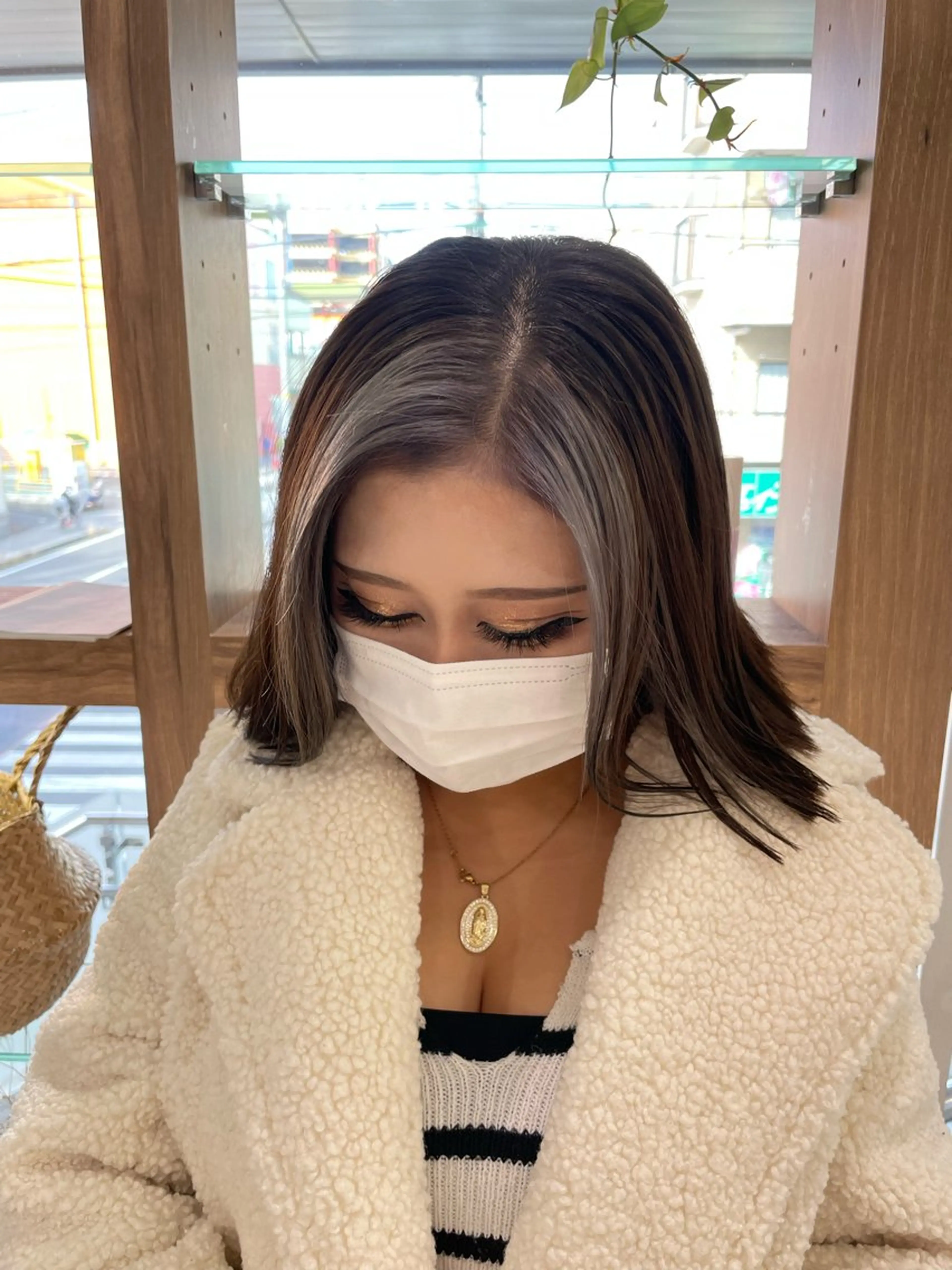 カラー luck みうのヘアスタイル