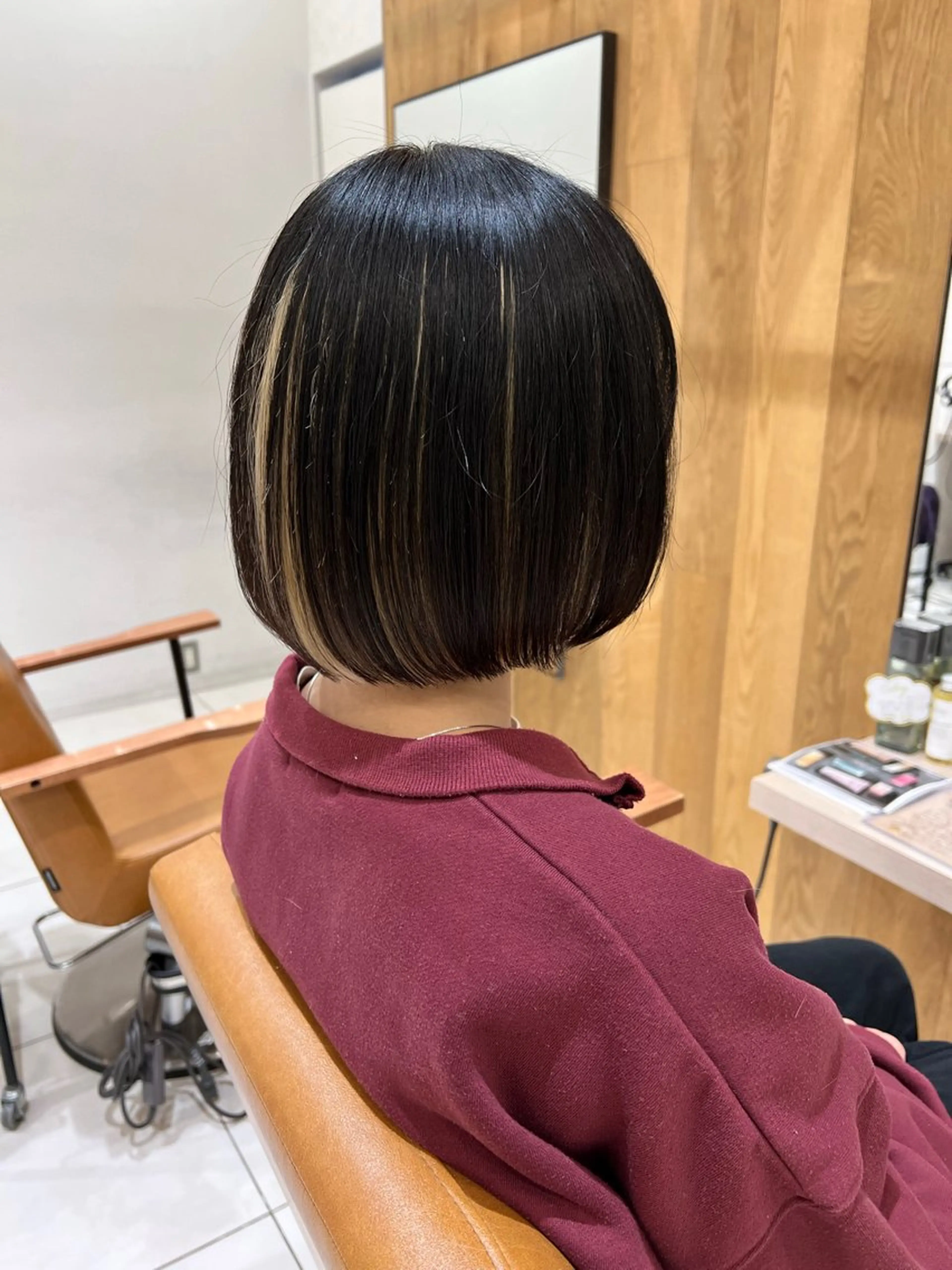 ショート ボブ メンズ特化フェザー パーマ🚗タケシのヘアスタイル