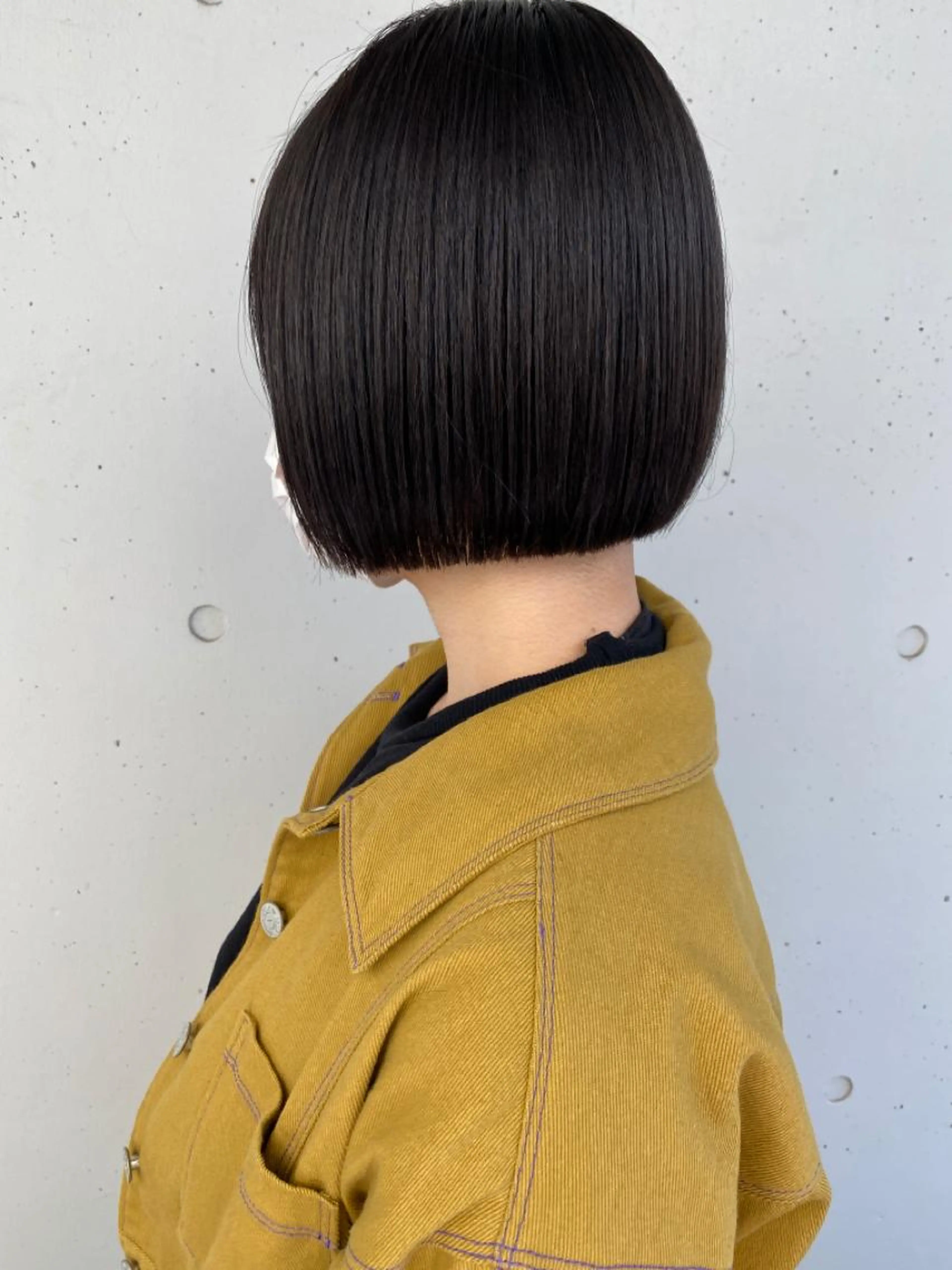 【🍃就職カラー🍃】黒染めをしない透け感暗染めカラー🌟(シャンプーブロー付)の写真