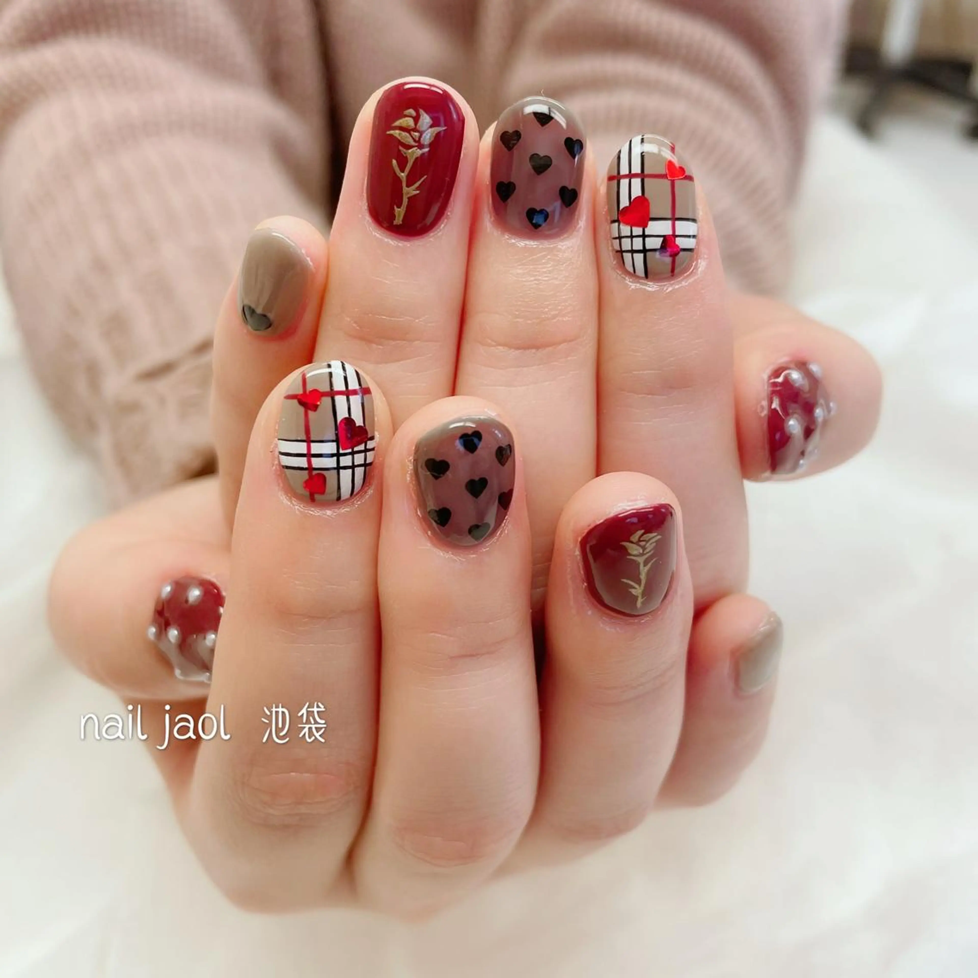 ショート ネイルJaol 池袋のネイルデザイン