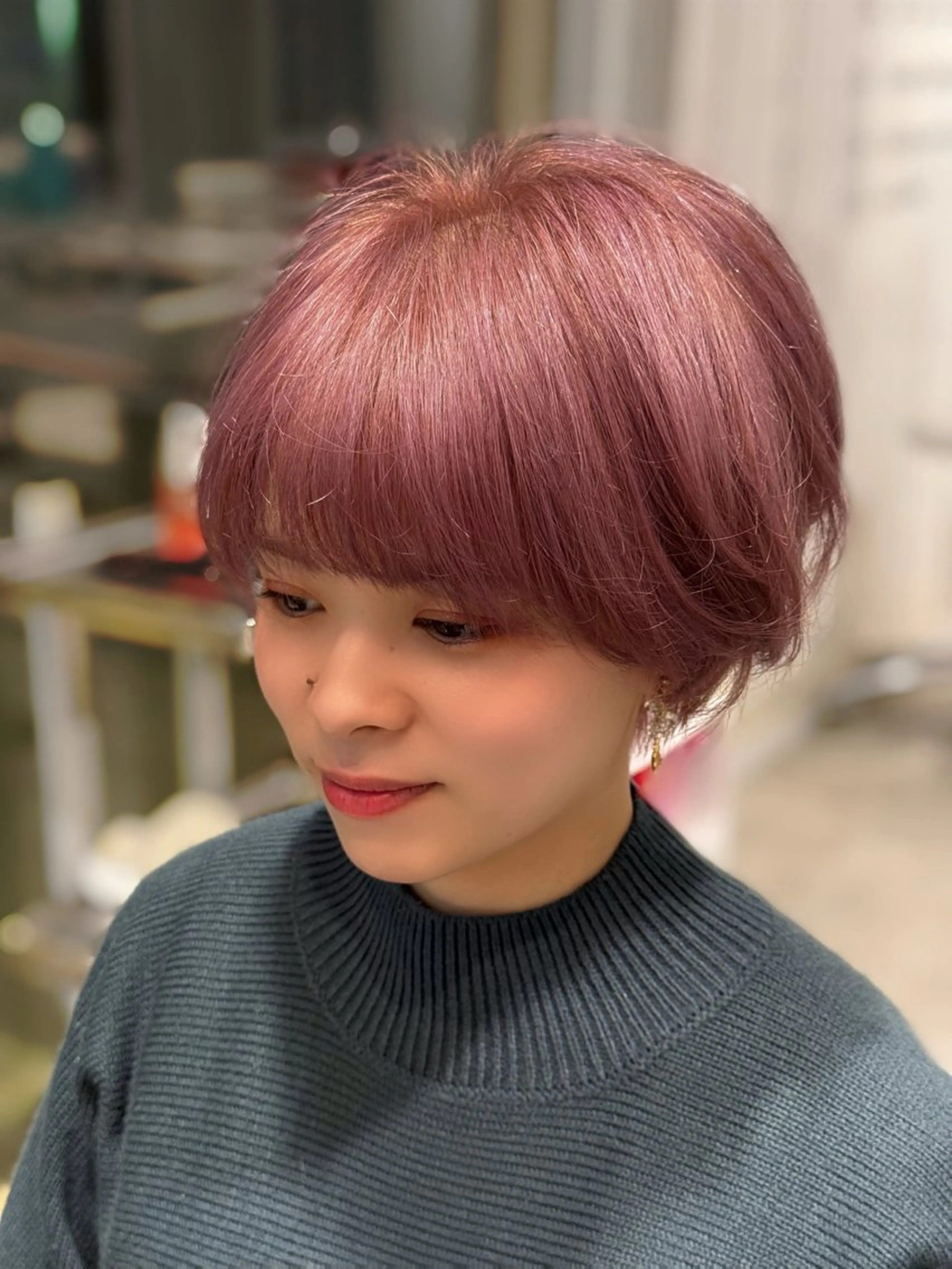似合わせカット💇‍♀️+ダブルカラー（ブリーチカラー）🎨の写真
