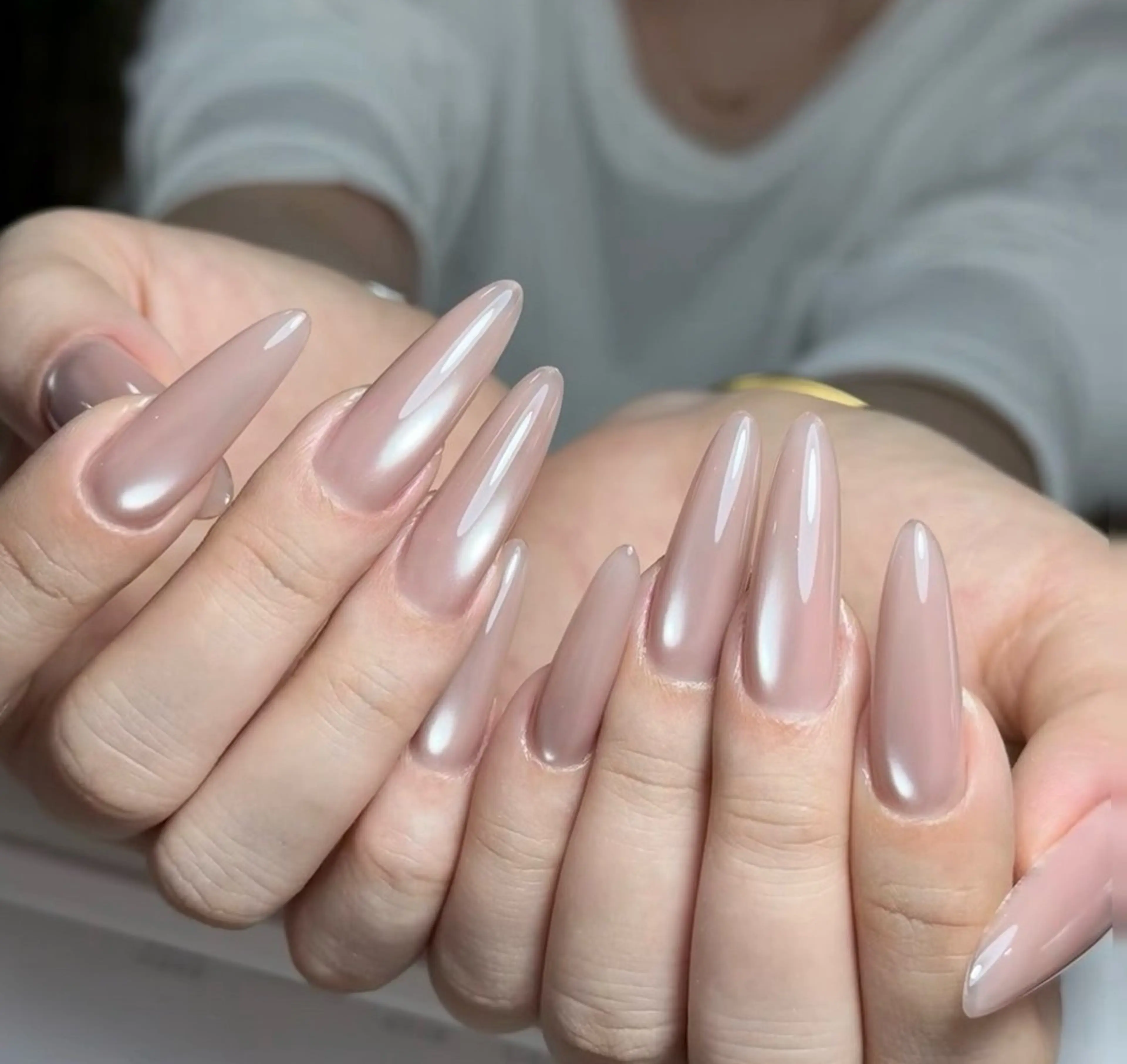 ネイル オーロラネイル フラワーネイル フットネイル フレンチネイル ジェルネイル ハンドネイル 長さだし専門 ありさのネイルデザイン