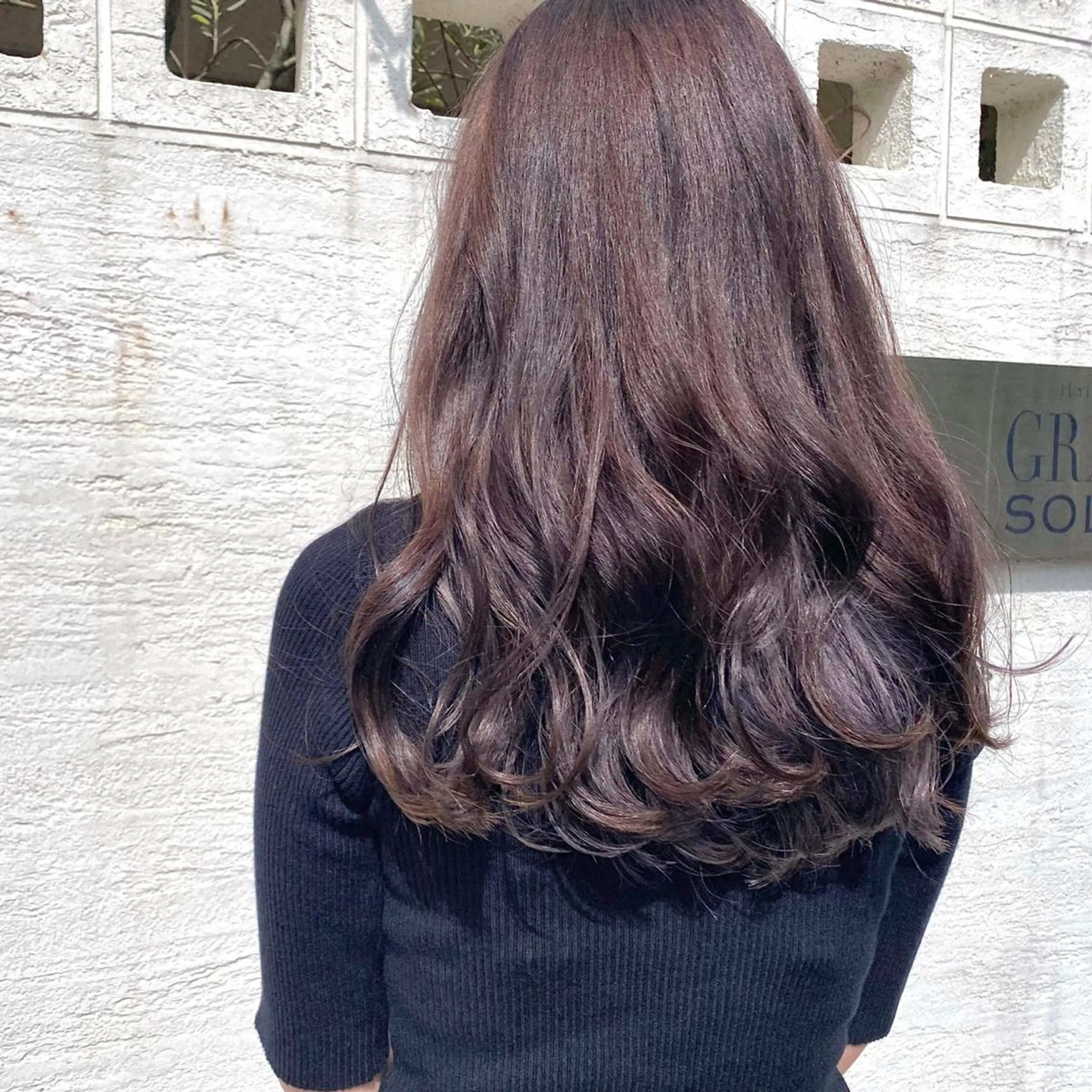 ロング カラー ゆうこ 🩷🩶のヘアスタイル