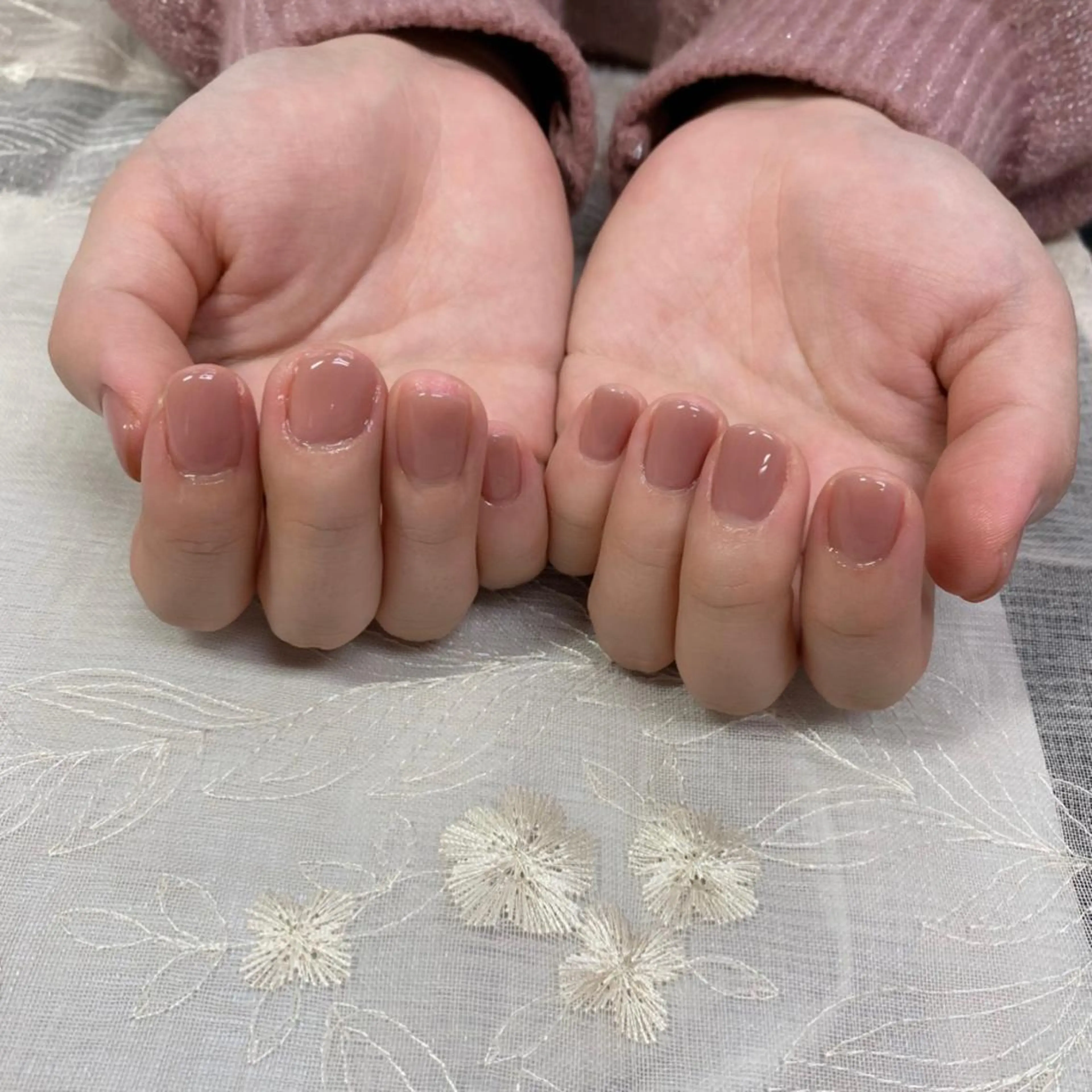 ネイル ピンク ショートネイル. Home sweetのネイルデザイン