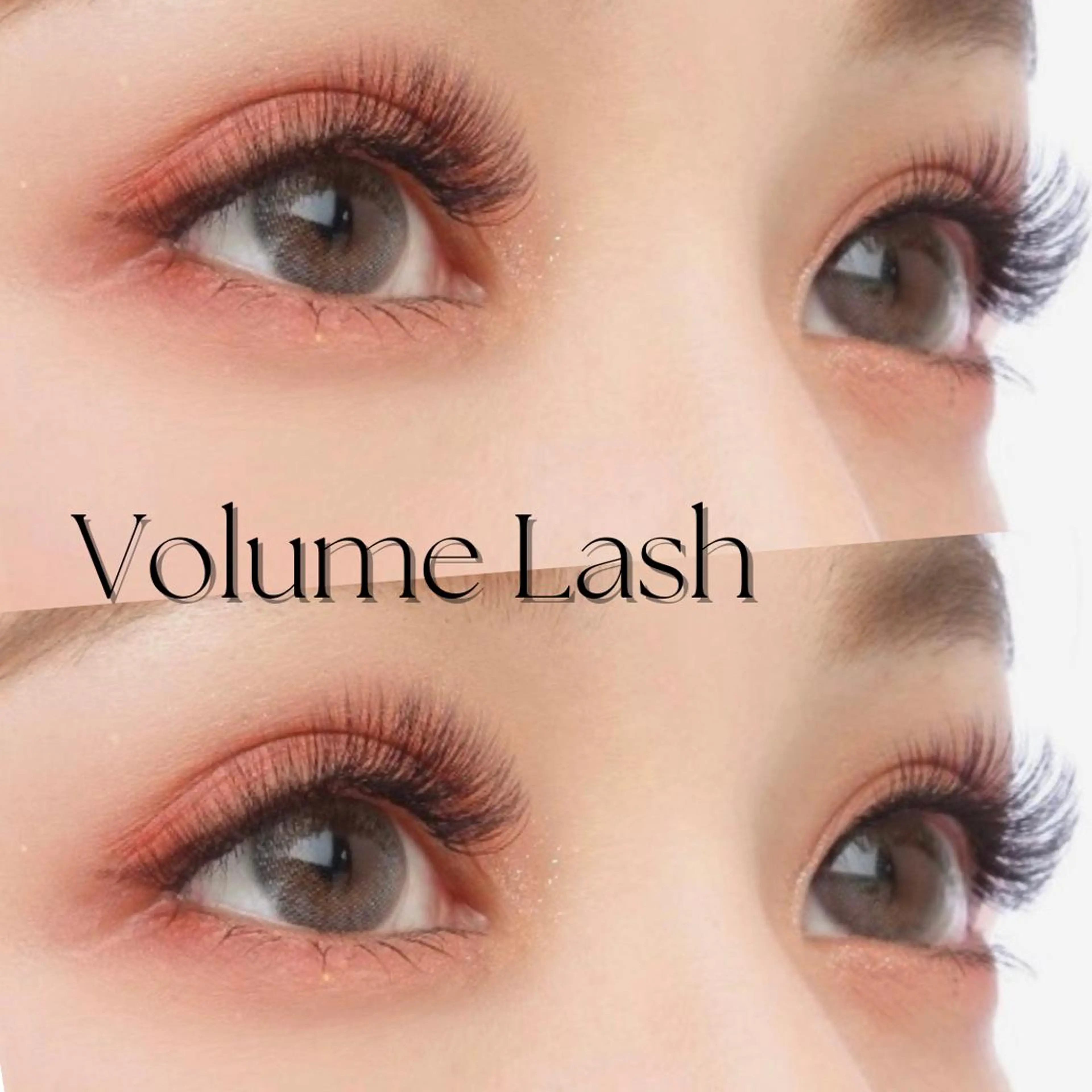 マツエク・マツパ ボリュームラッシュ Le'a first AKANEのマツエク・マツパデザイン