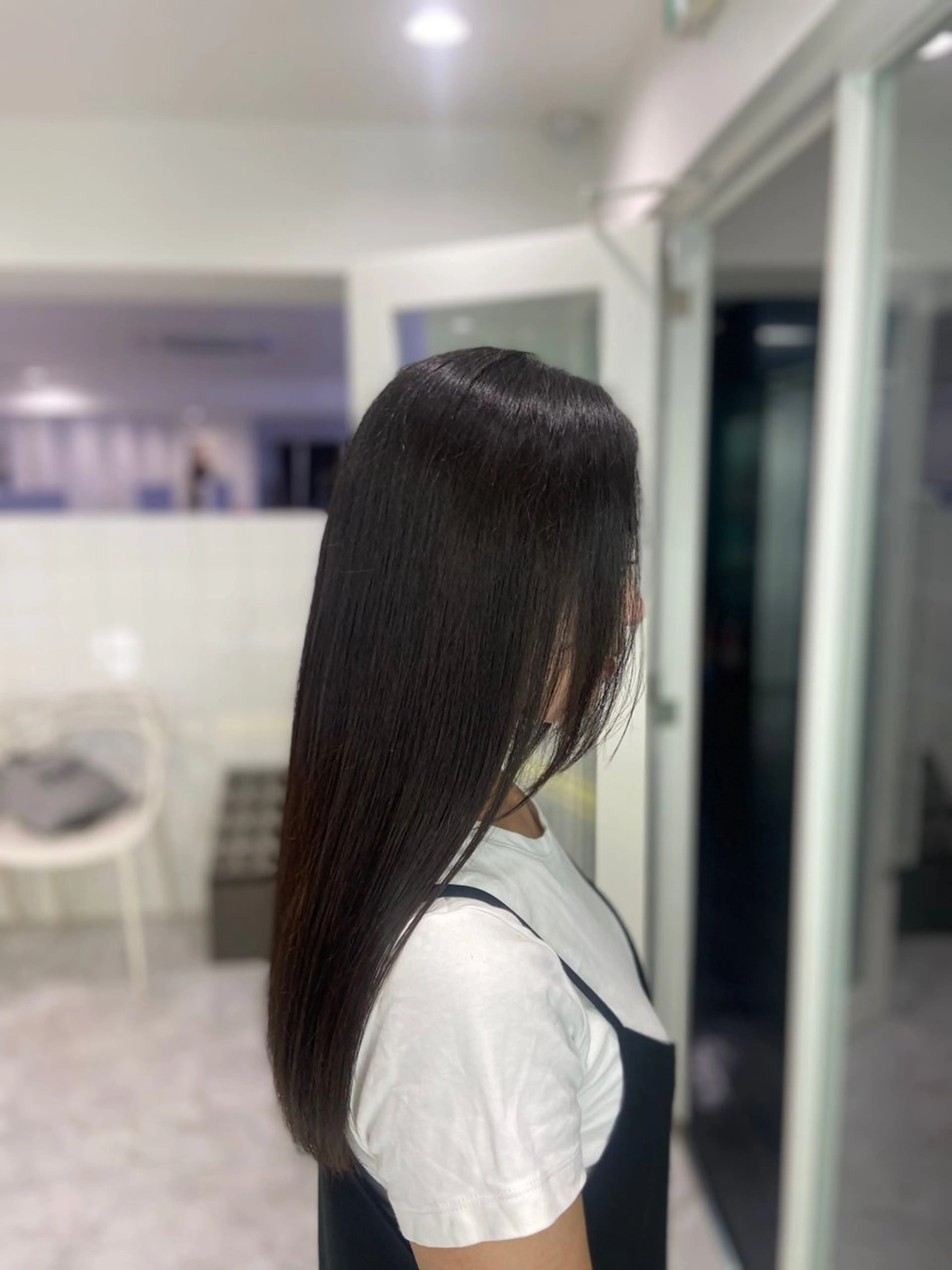 セミロング カラー ヘアアレンジ Over hair_ misakiのヘアスタイル