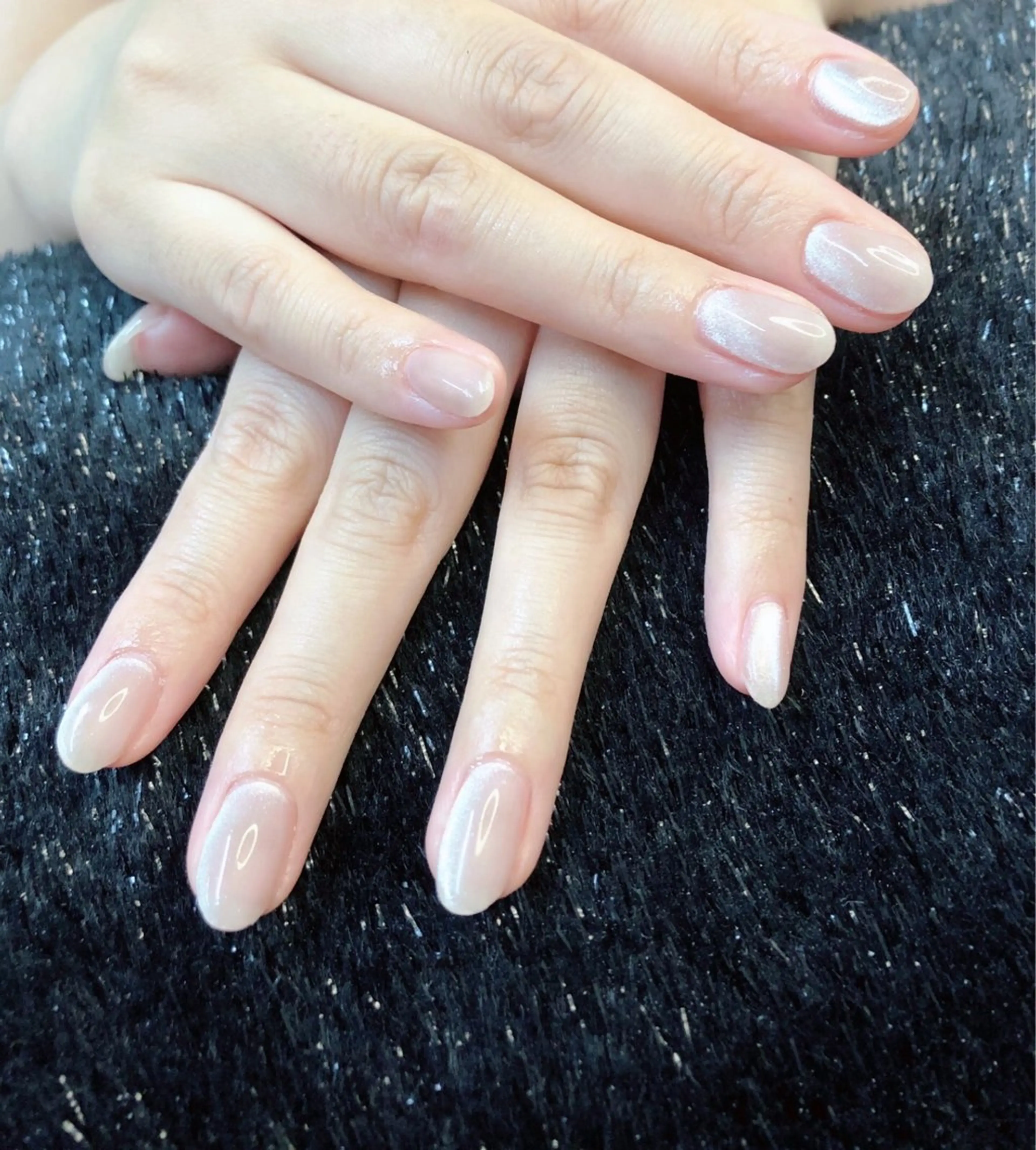 ネイル オーロラネイル フットネイル ジェルネイル ハート 韓国ネイル ハンドネイル ハンドケア 大門浜松町 ネイルのネイルデザイン