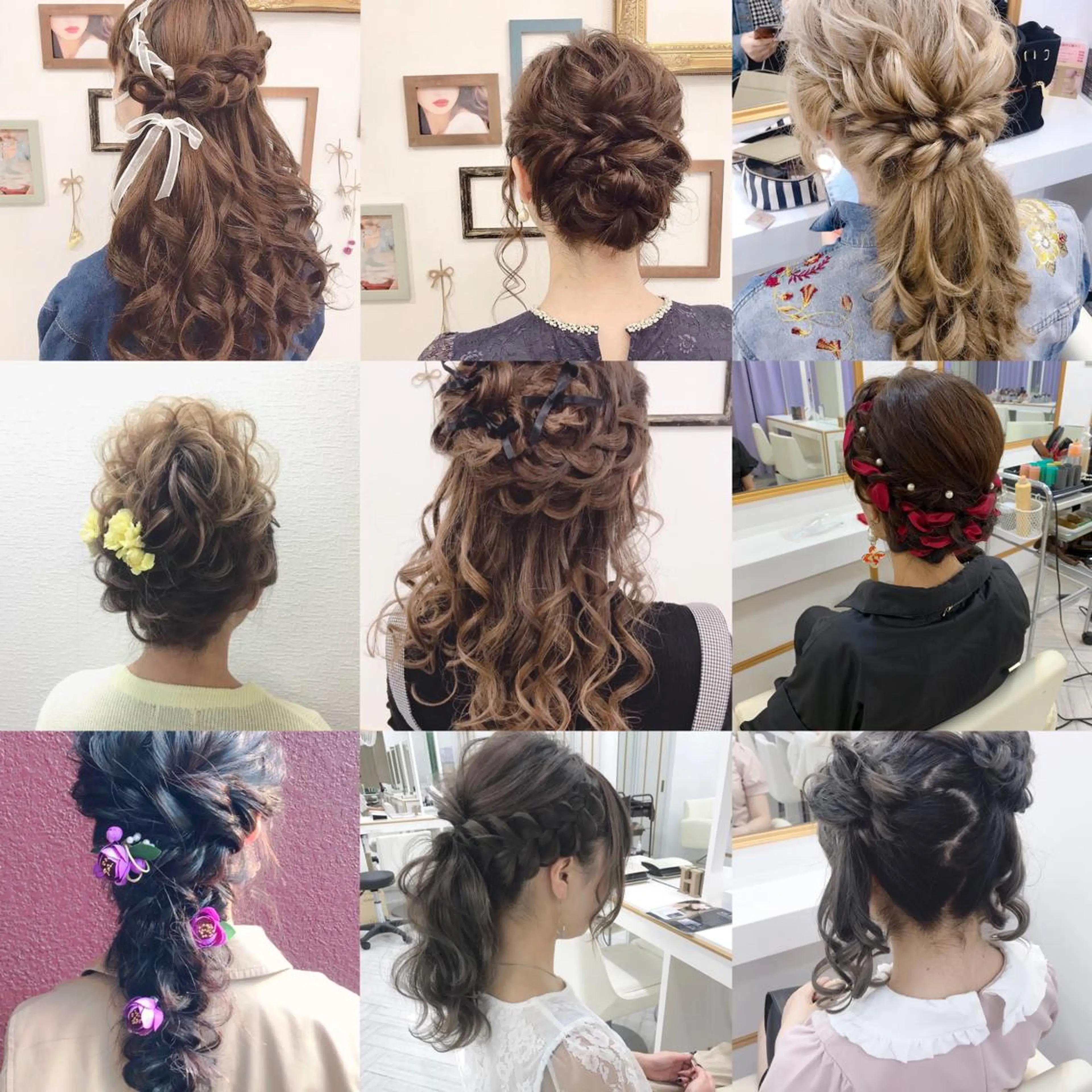 【結婚式やイベントにおすすめ】パーティヘアセットの写真