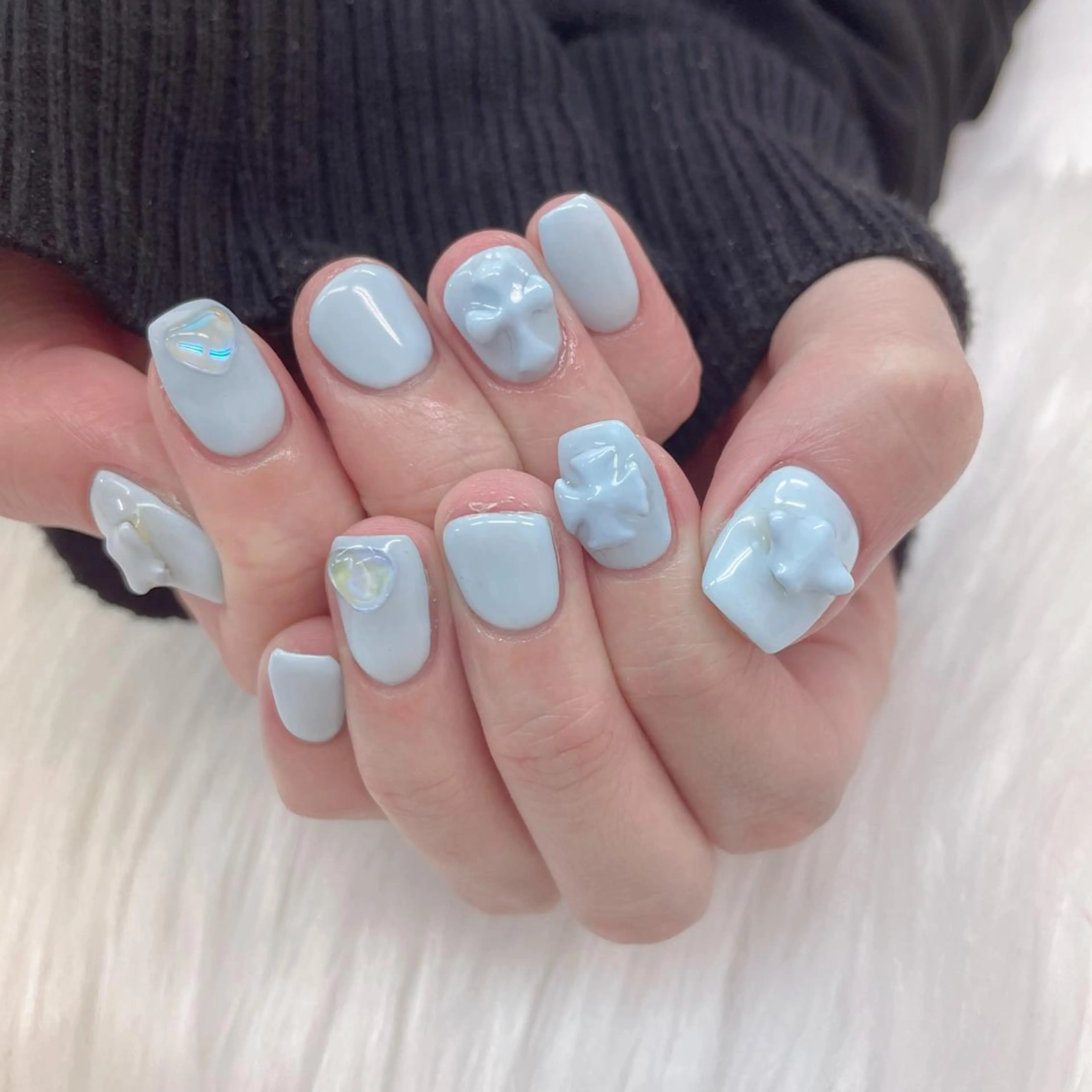 ネイル 🦋ネイルサロン ブラン🌈ゆりのネイルデザイン