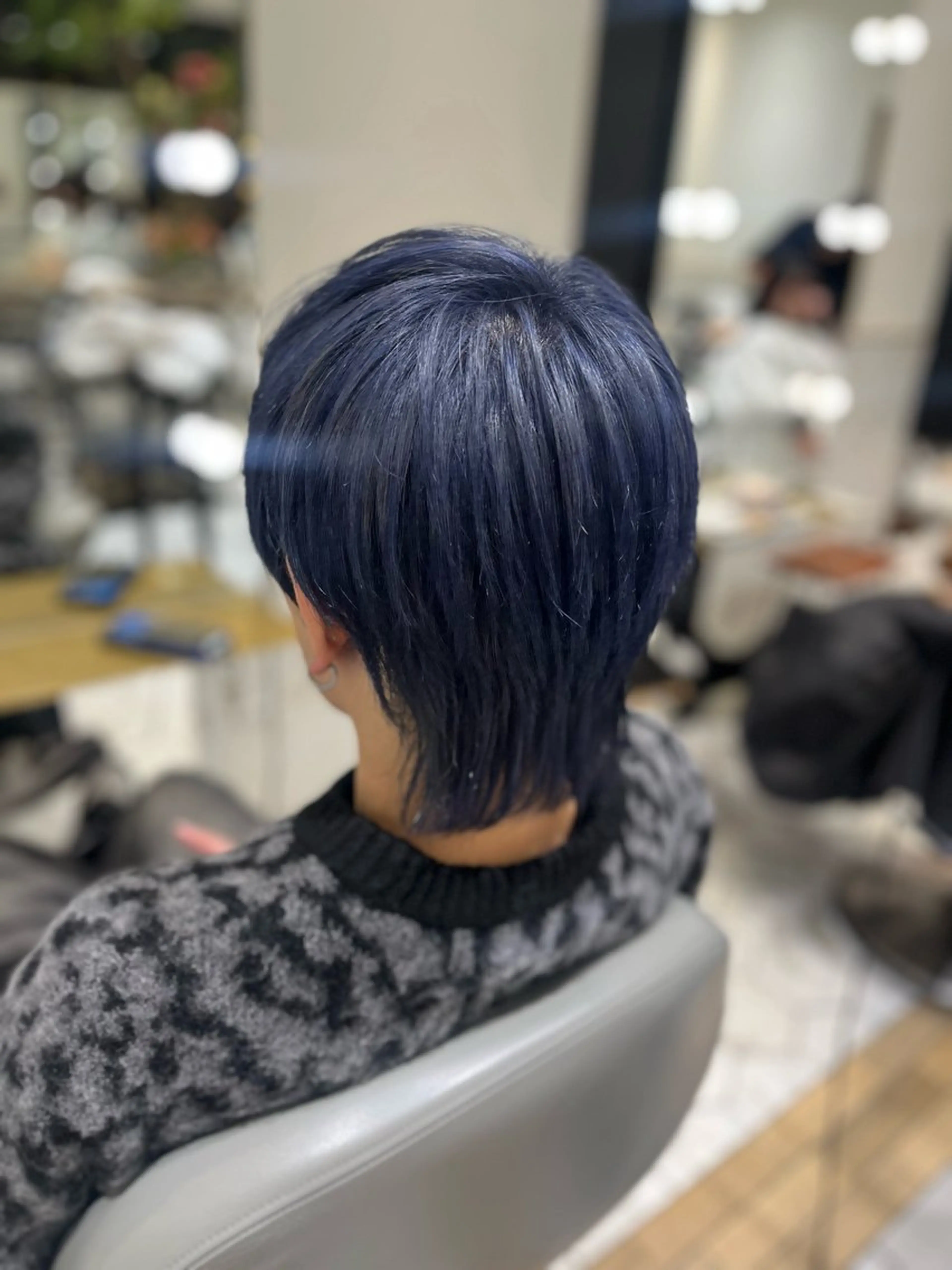 ショート カラー メンズ シルバー ヘアカラー 栄/透明感ツヤカラー /Kahoのヘアスタイル