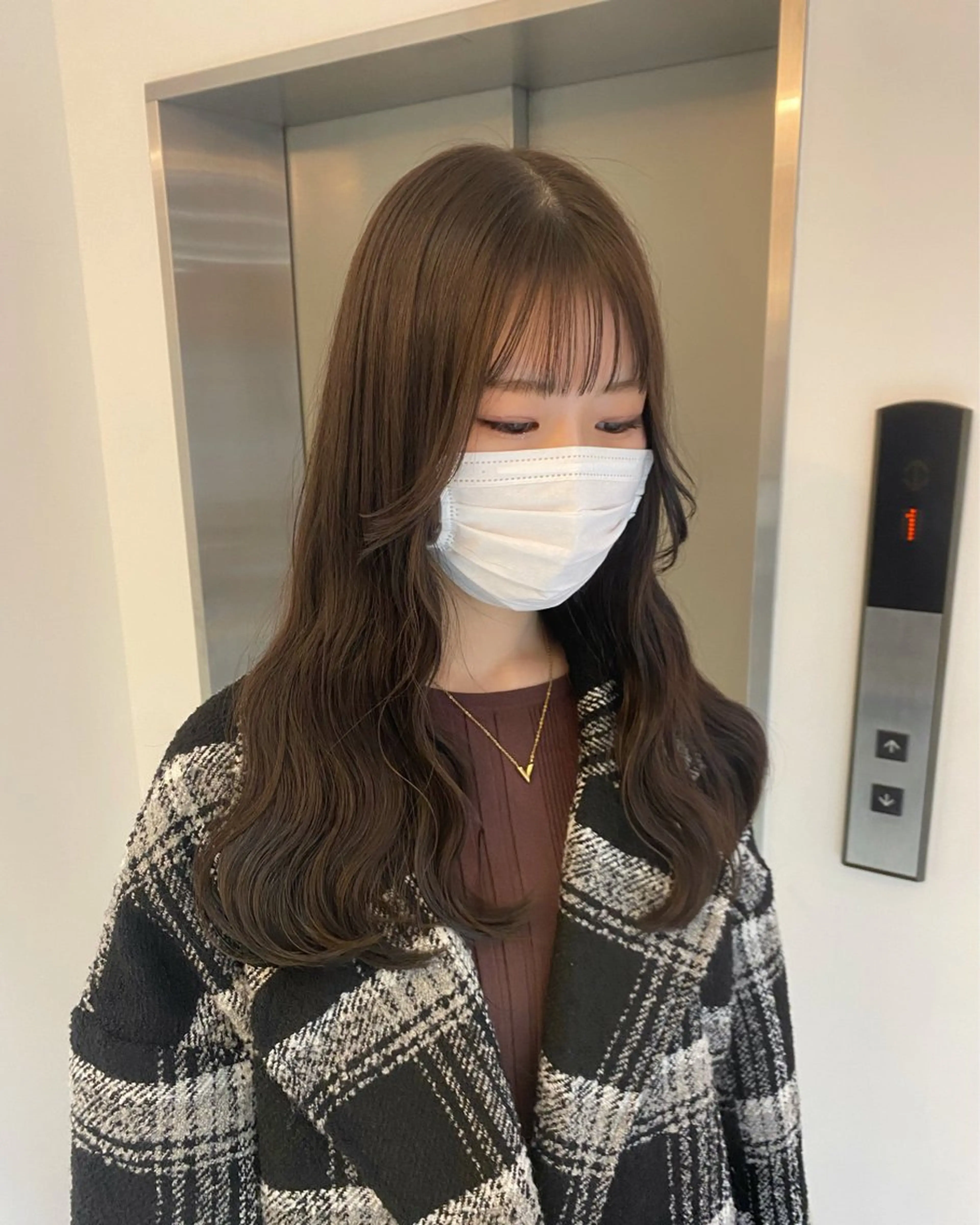 ロング カラー 広島/ヘアセット /ベージュ/わかなのヘアスタイル