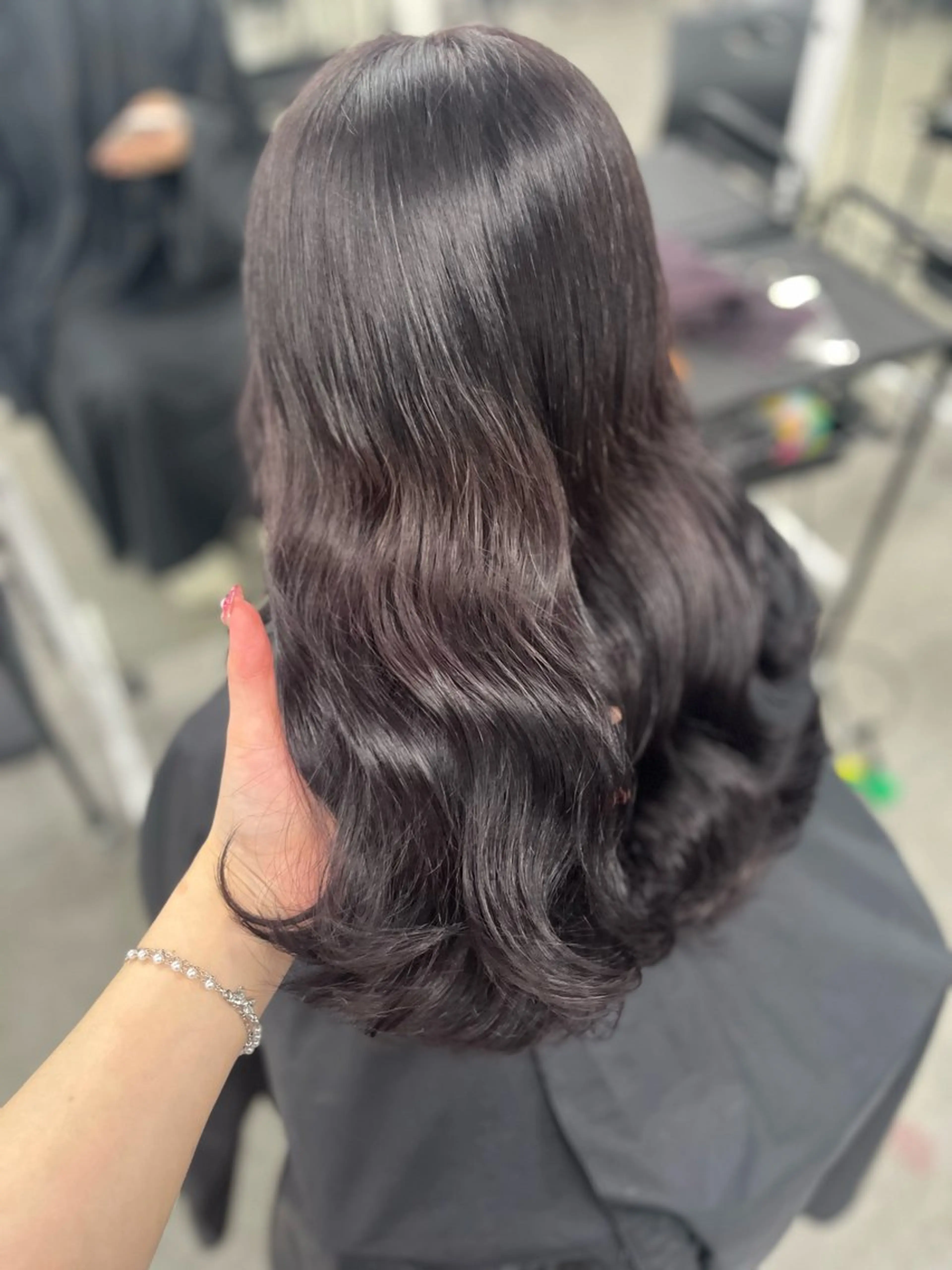 カラー ベージュ・ラベンダー カラー🎀りりのヘアスタイル